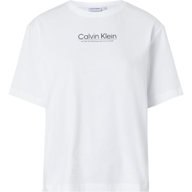 Calvin Klein T-Shirt »COORDINATES LOGO GRAPHIC T-SHIRT«, mit Calvin Klein  Logo-Schriftzug für kaufen | BAUR