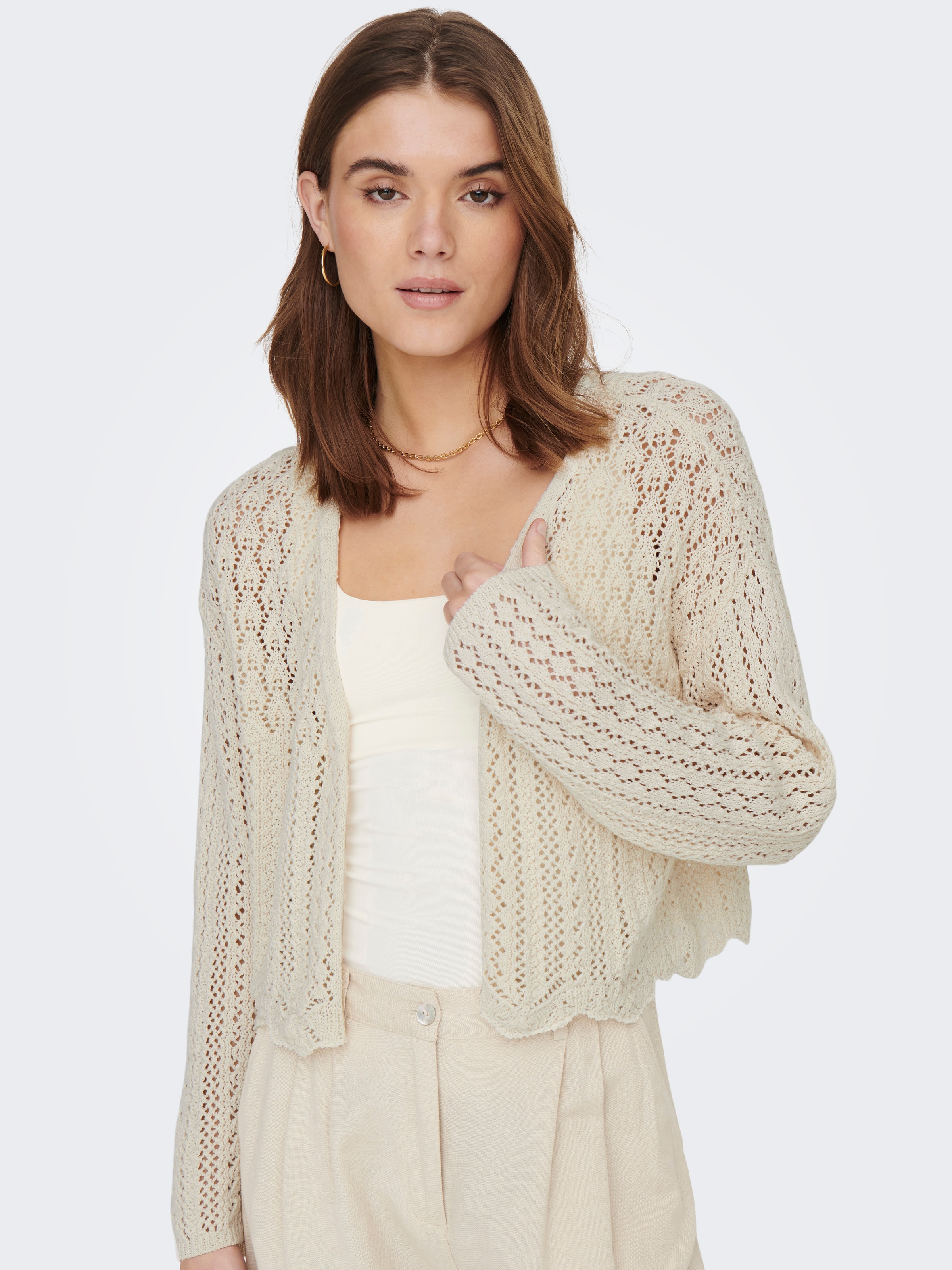 ONLY Strickjacke "ONLNOLA 7/8 LIFE OPEN CARDIGAN KNT NOOS" günstig online kaufen