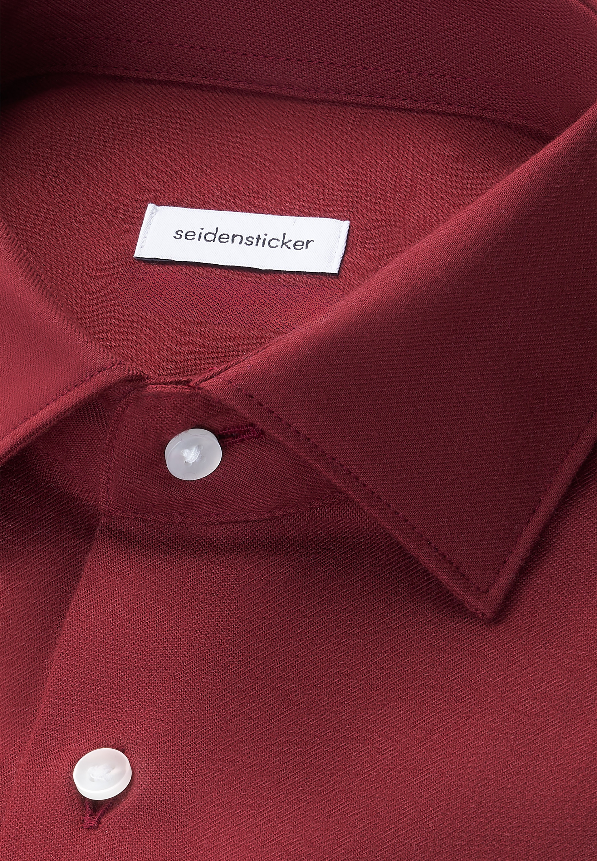 seidensticker Flanellhemd »Schwarze Rose«, Regular 1/1 Kentkragen Flanell