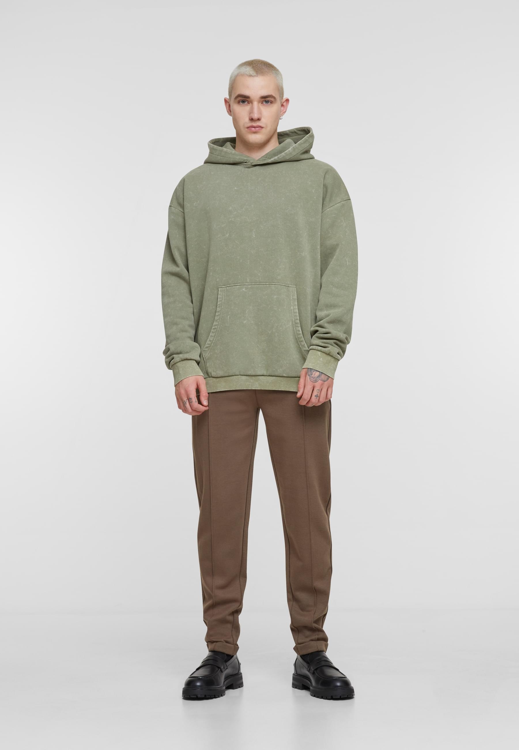 URBAN CLASSICS Chinos »Urban Classics Cropped Interlock Jogg Chino«, (1 tlg.)