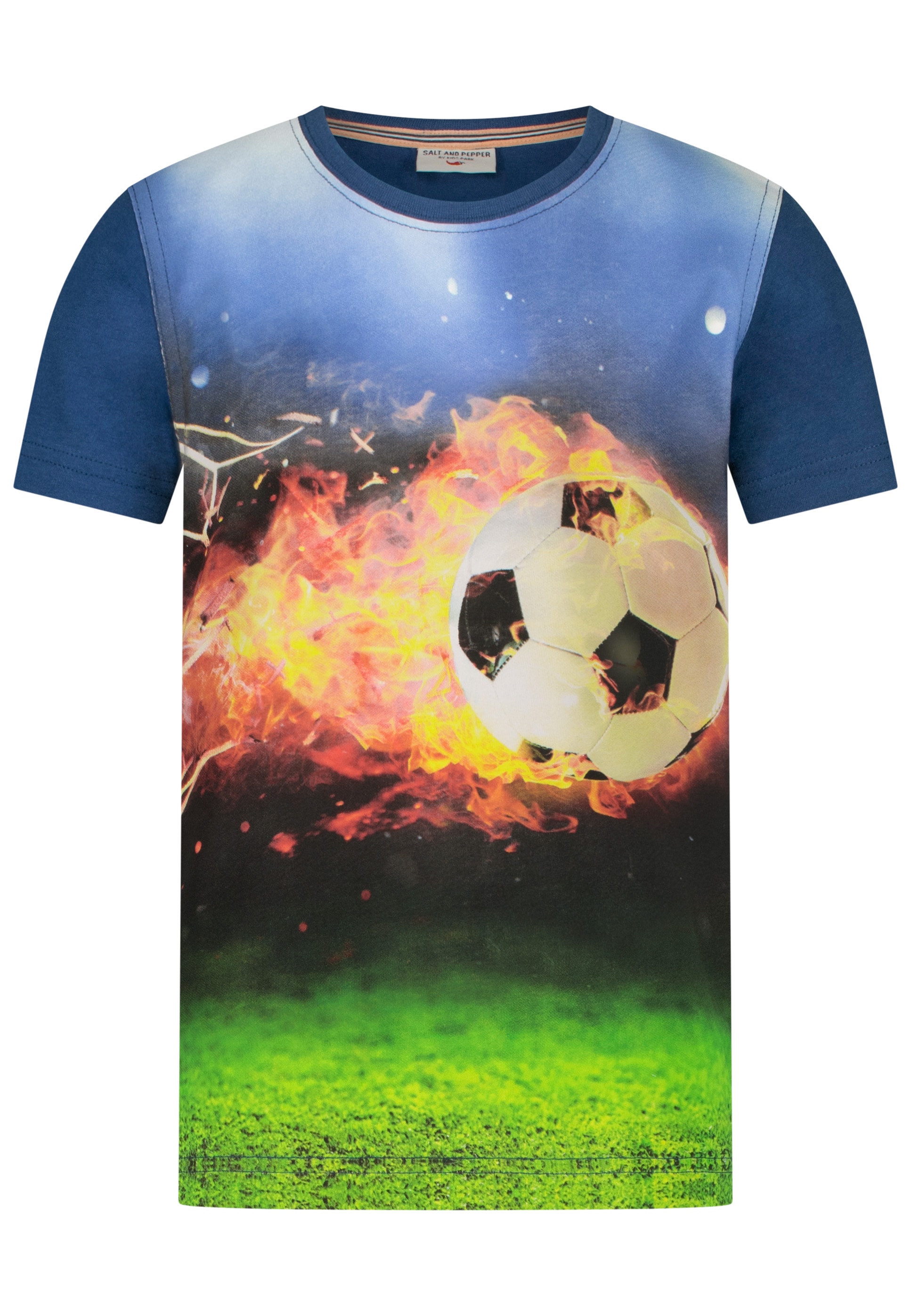 | tollem AND mit (2 T-Shirt kaufen tlg.), »Torjäger«, PEPPER BAUR SALT Fußballmotiv