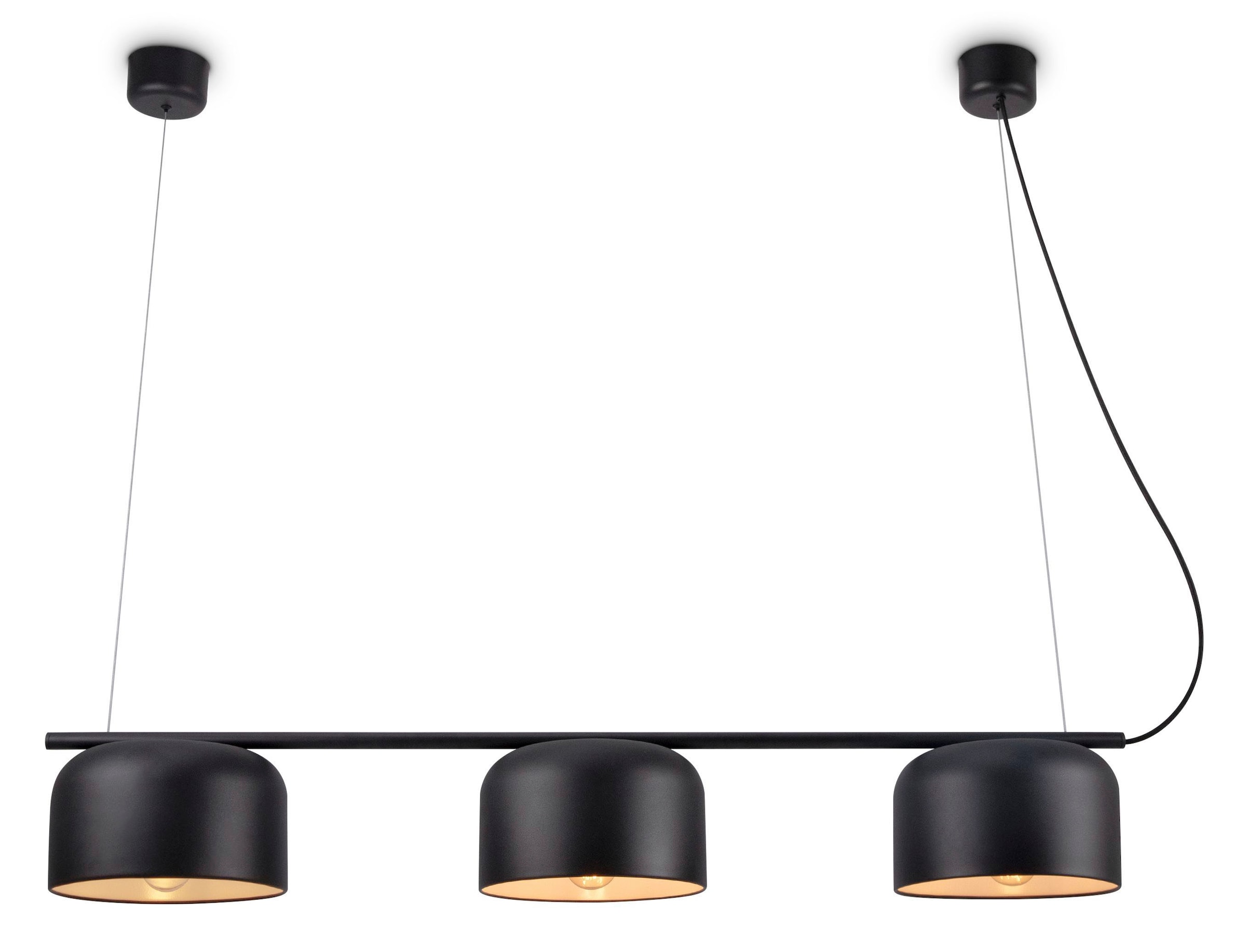 Paco Home Pendelleuchte »BOWL«, 3 flammig, Leuchtmittel E27 | ohne Leuchtmittel
