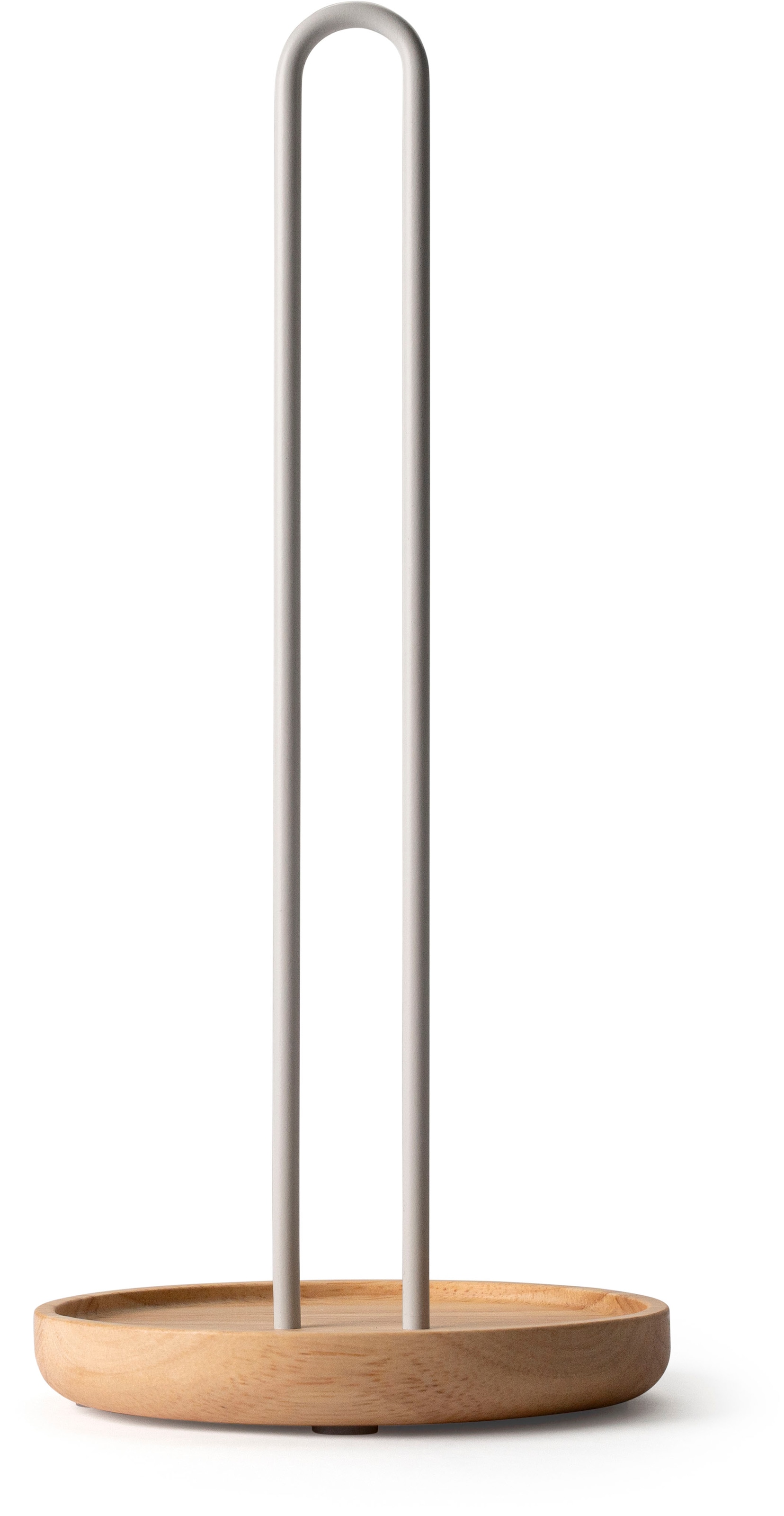 Continenta Küchenrollenhalter "Gummibaum-Sockel" Ø14x31,6 cm, Silikonfüße, günstig online kaufen