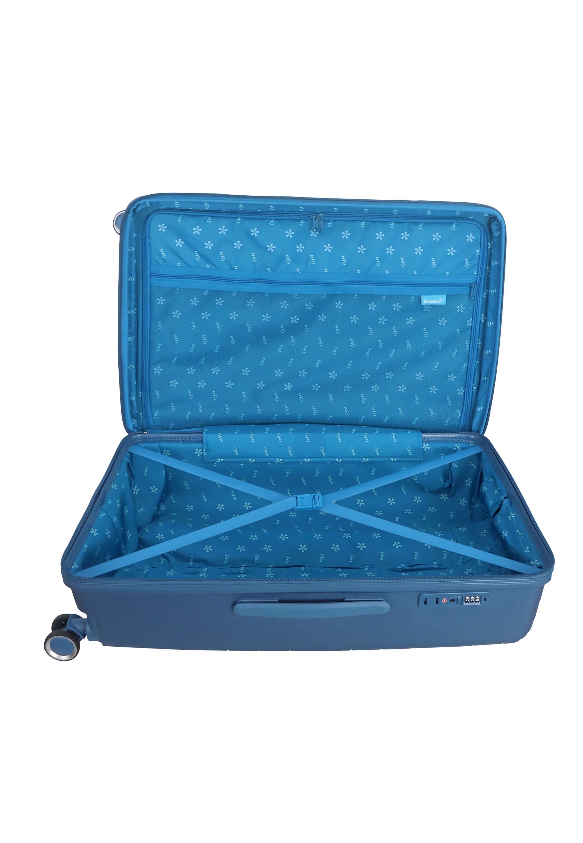 Saxoline® Koffer »Resort«, mit robustem Halbaluminium-Trolleysystem