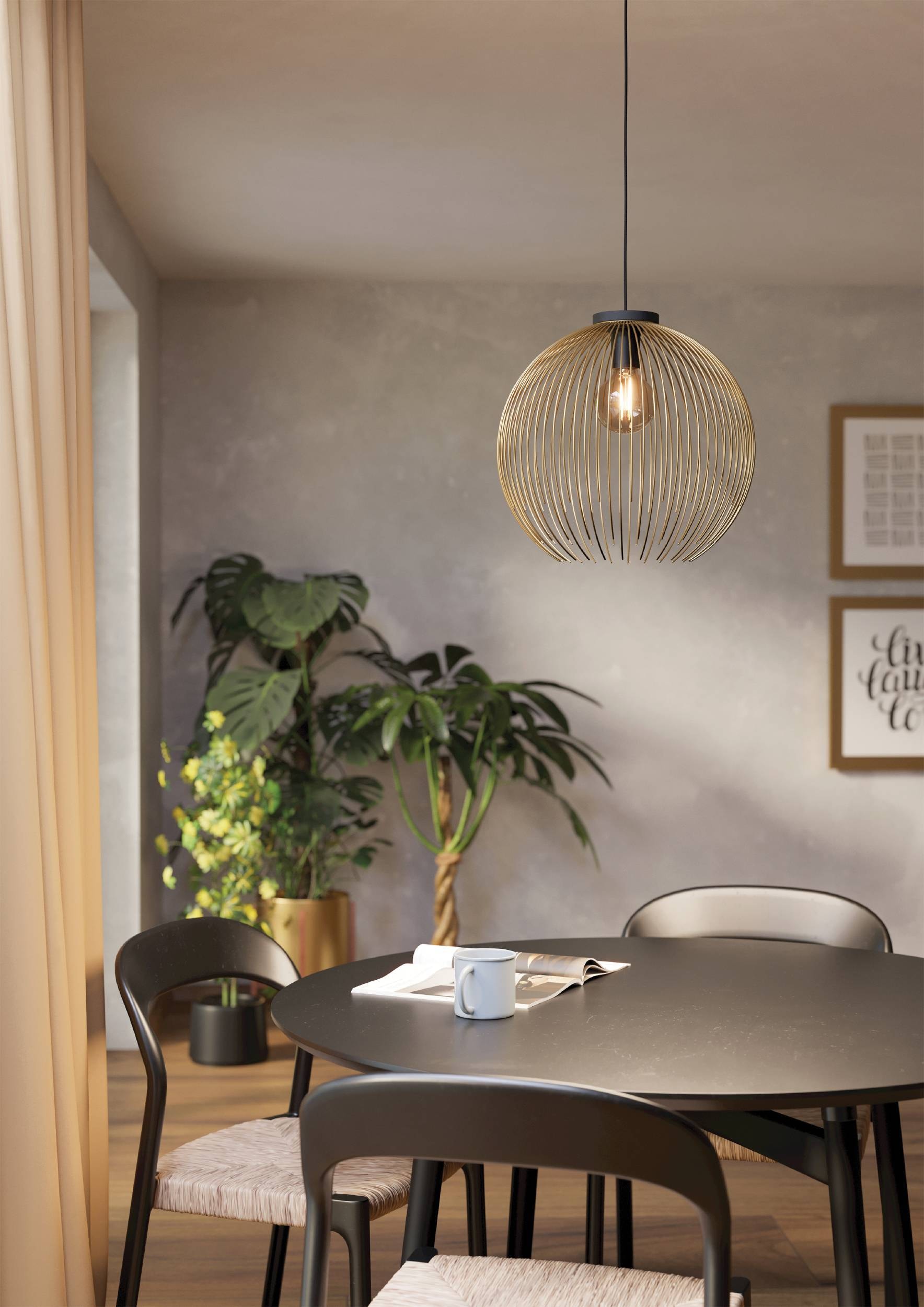 EGLO Hängeleuchte »Venezuela Hängelampe, Pendelleuchte, Esszimmerlampe, Metall, E27« E27 1 Stk.