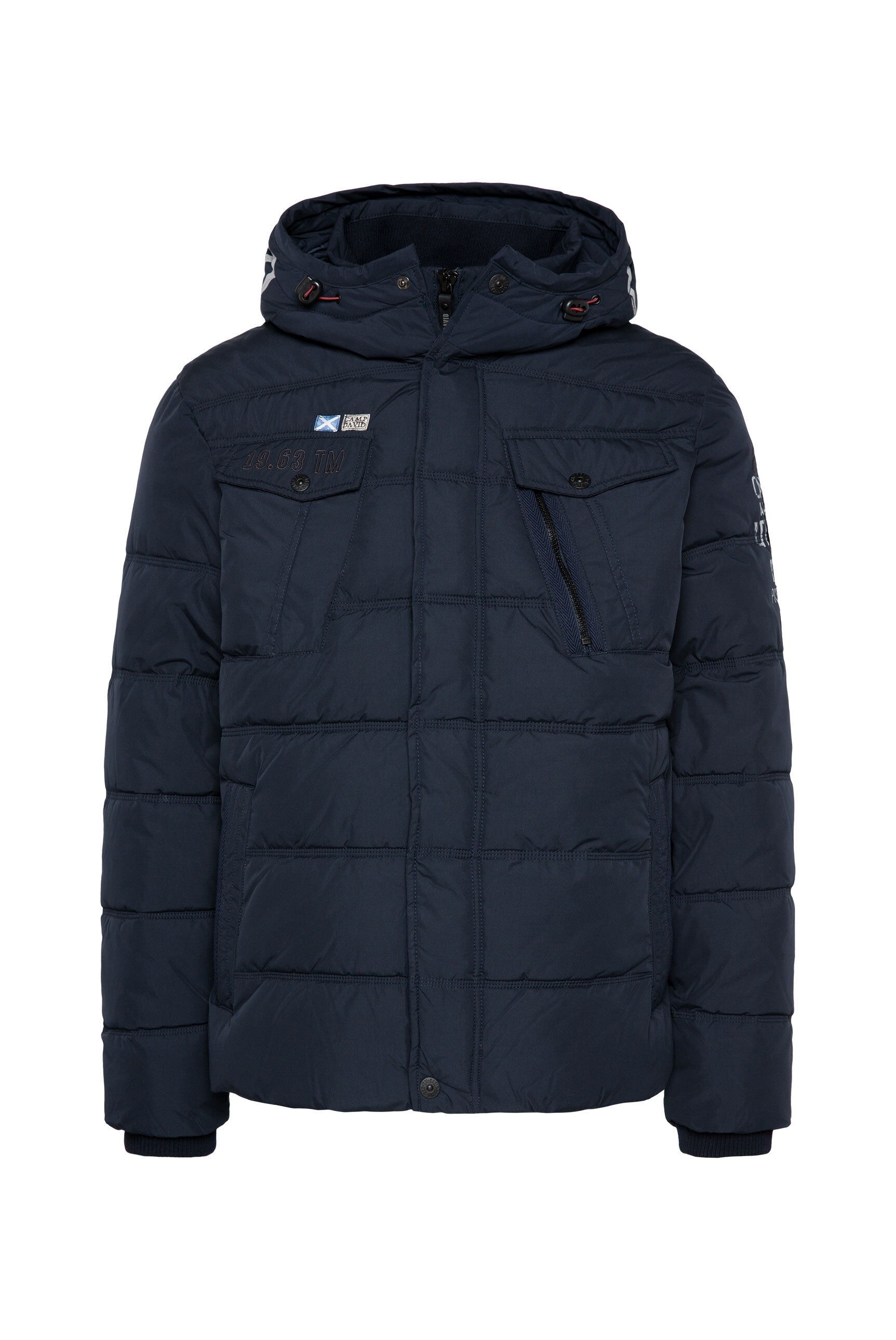 CAMP DAVID Winterjacke mit Kapuze mit wasserabweisender Funktion günstig online kaufen