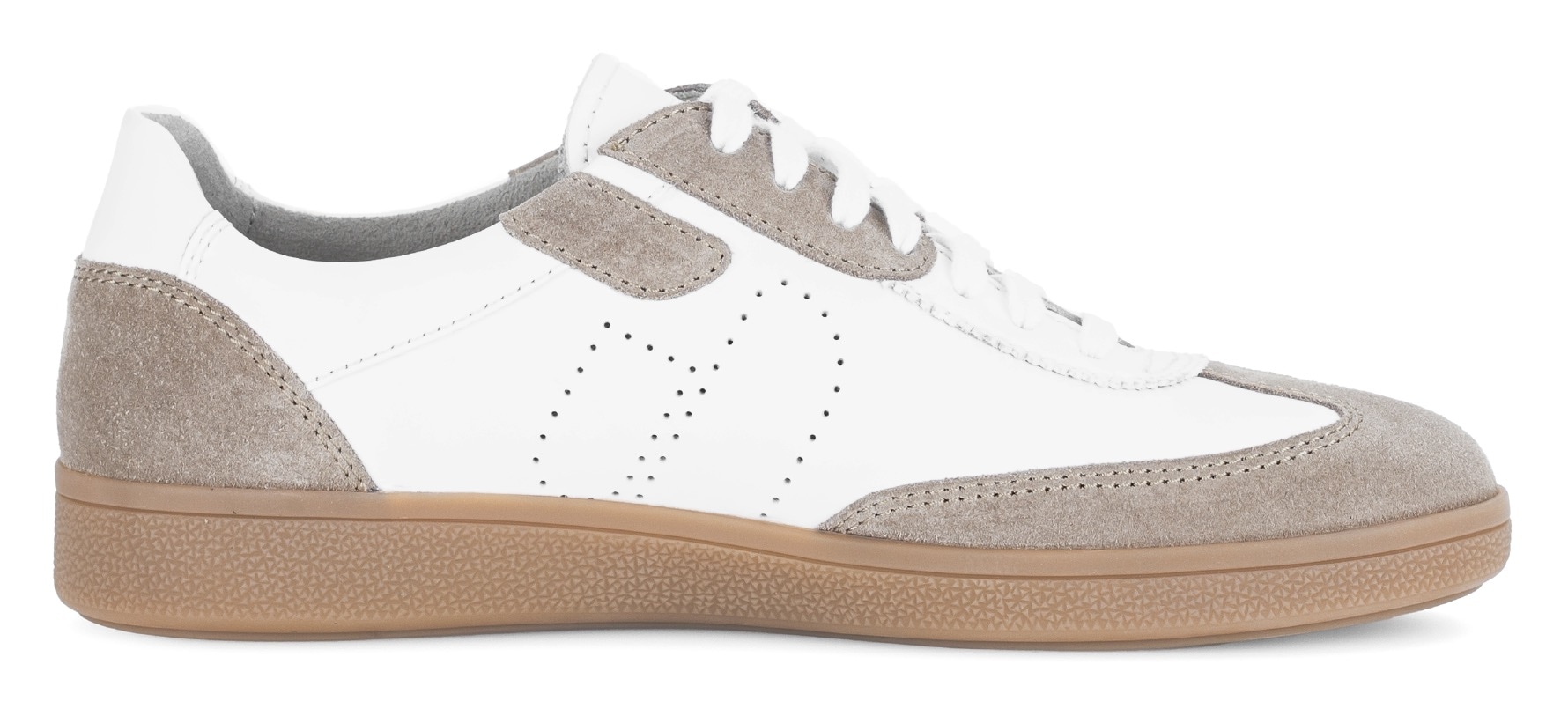 Pius Gabor Sneaker, Freizeitschuh, Schnürschuh, Halbschuh mit Perforation, G-Weite