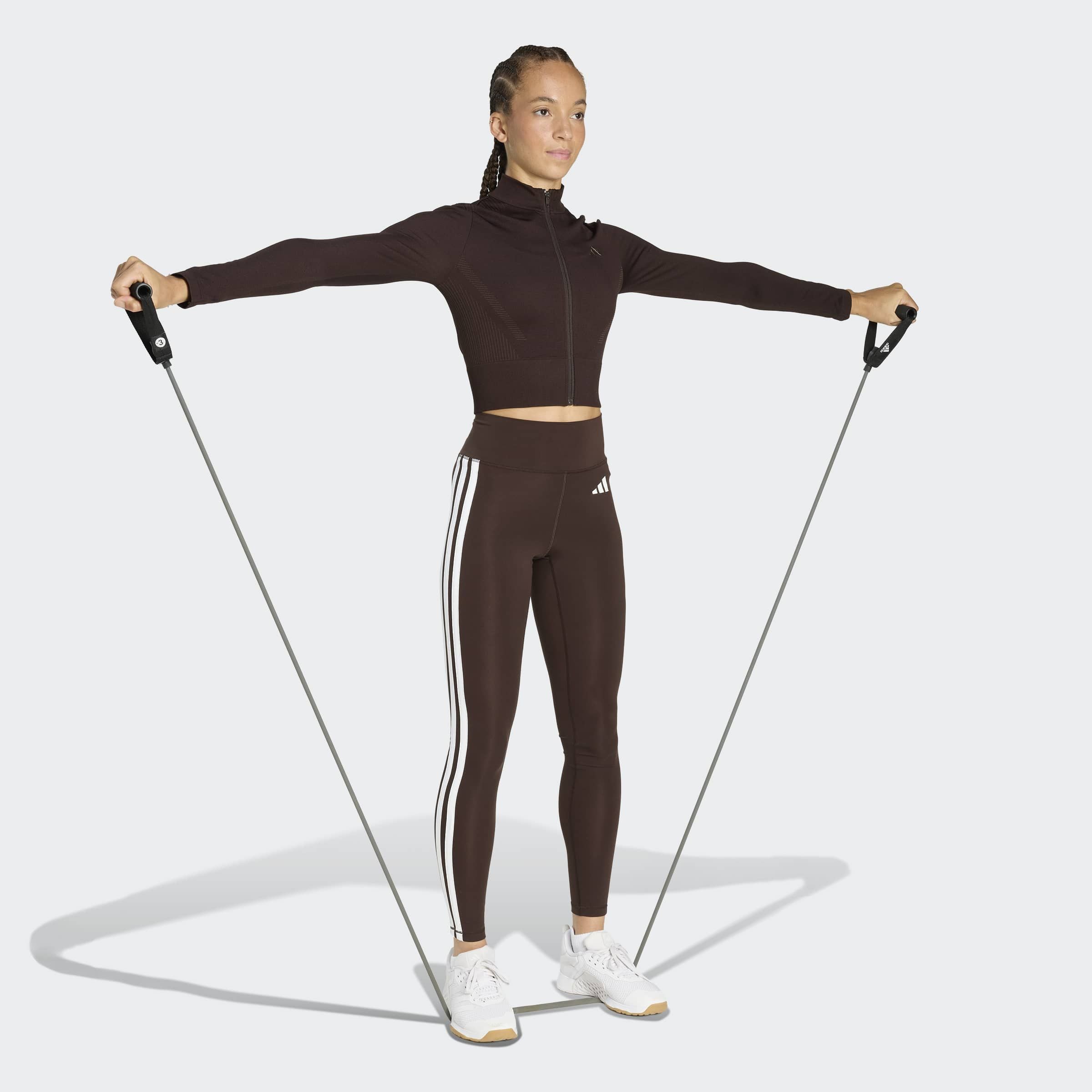 adidas Performance Rollkragenpullover »WORKOUT ESSENTIALS MIT DURCHGEHENDEM REISSVERSCHLUSS« 1