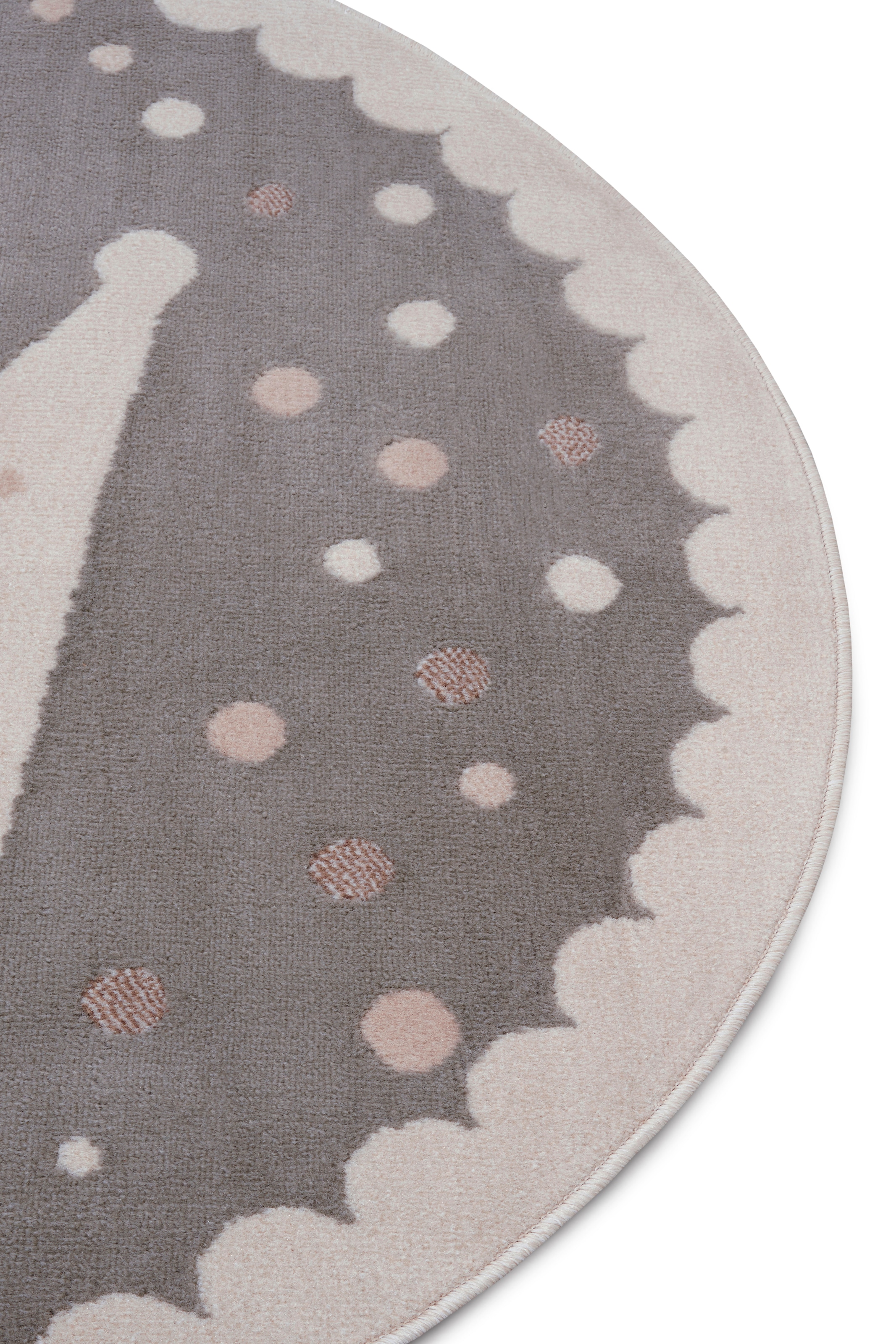 HANSE Home Kinderteppich »Adventures Crown«, rund, 8 mm Höhe, Spielteppich, fest, Kinderzimmer, Kurzflor, Spielunterlage