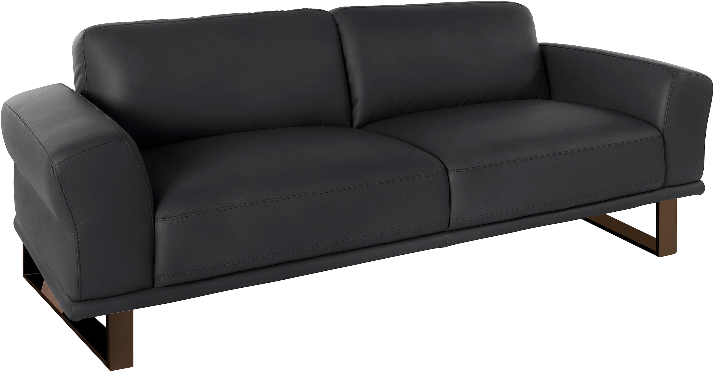 W.SCHILLIG 2,5-Sitzer »montanaa« mit Metallkufen in Bronze pulverbeschichtet, Breite 232 cm