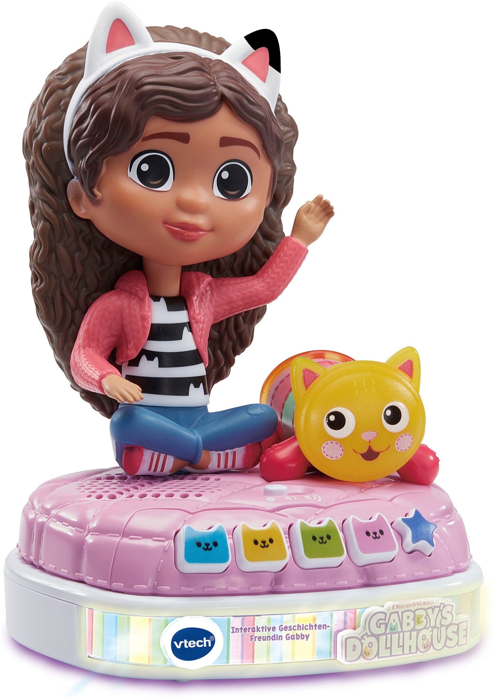 Spielfigur »Gabby's Dollhouse - Interaktive Geschichten-Freundin Gabby«, mit Licht-...