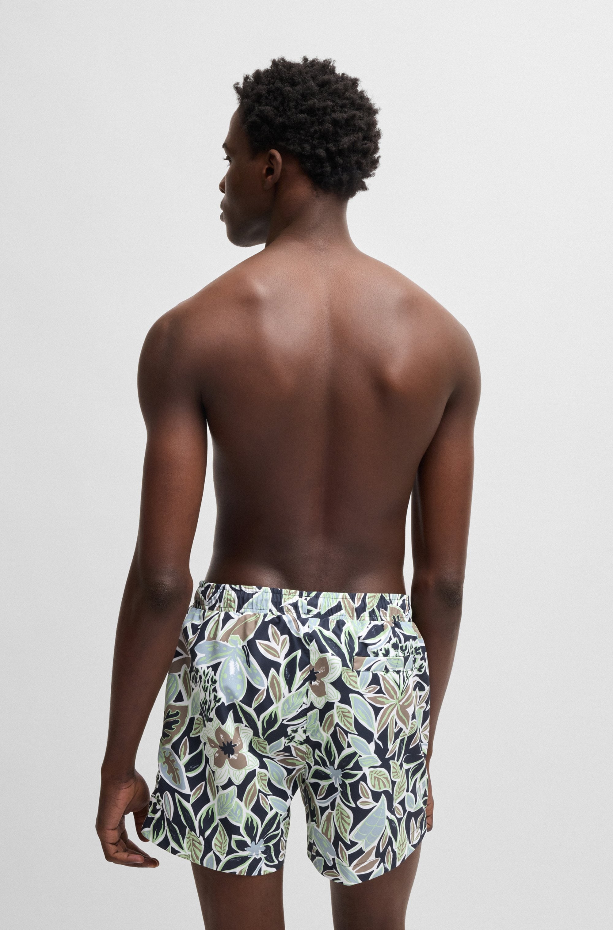 HUGO Underwear Badeshorts »CALALA«, mit tropischen Muster