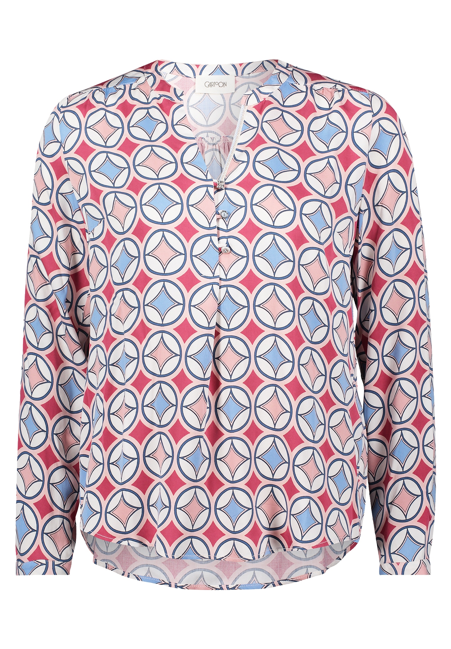 Cartoon Schlupfbluse »Cartoon Casual-Bluse mit Knöpfen«