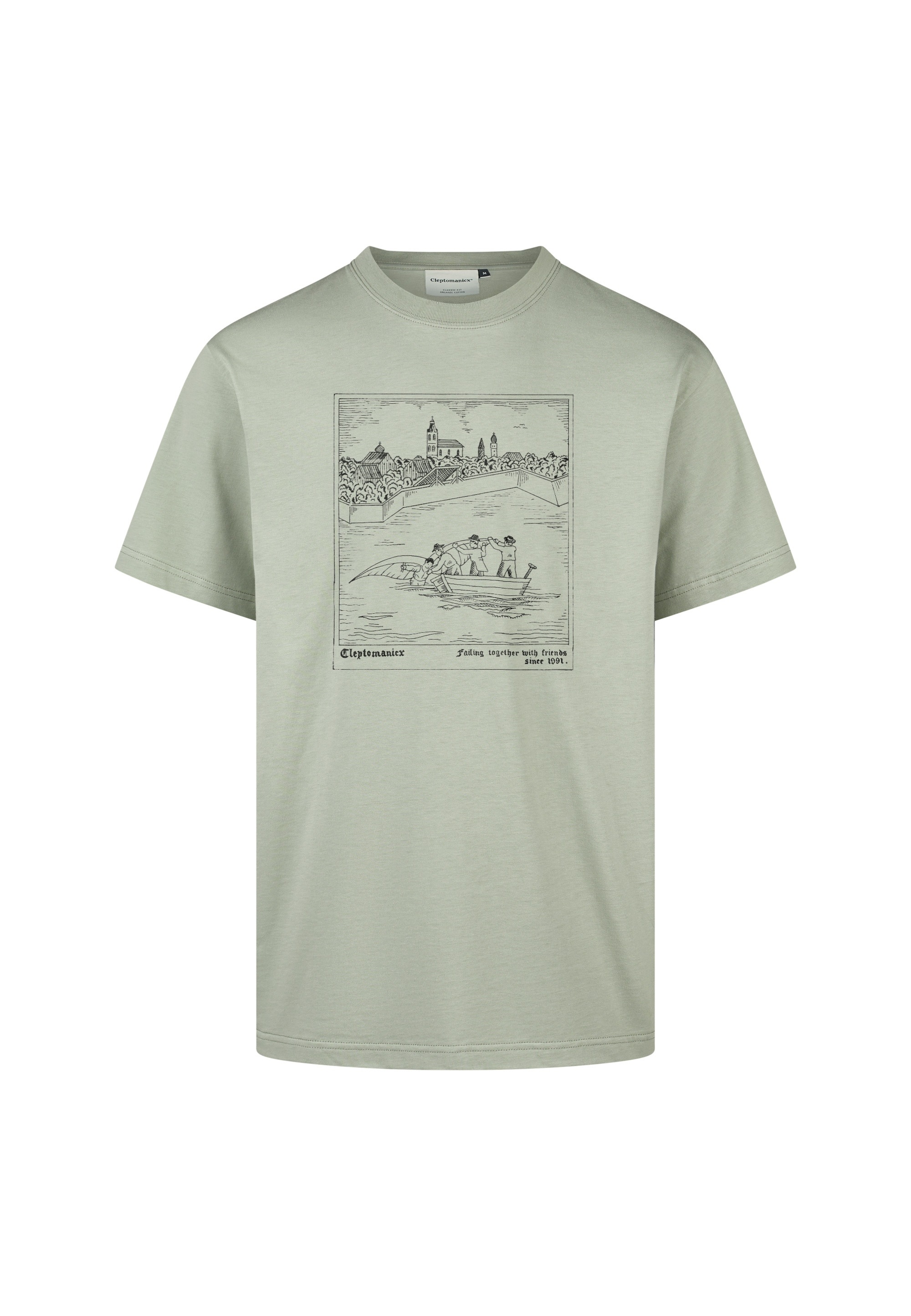 Thumbnail - Cleptomanicx T-Shirt "Berblinger" mit coolem Frontprint