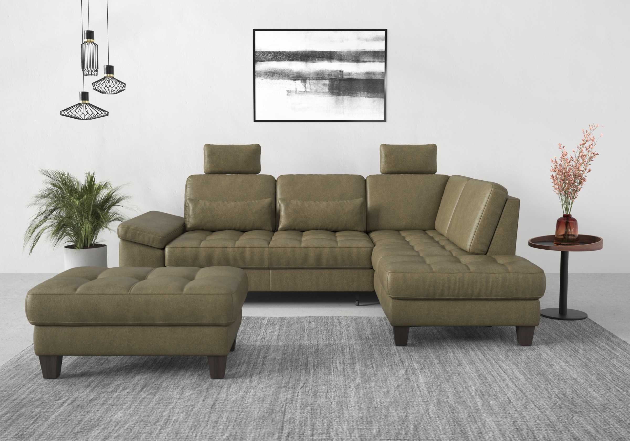 Thumbnail - sit&more Ecksofa "Westham L-Form" mit Ottomane, mit oder ohne Bettfunktion, Bettkasten, Verstellung