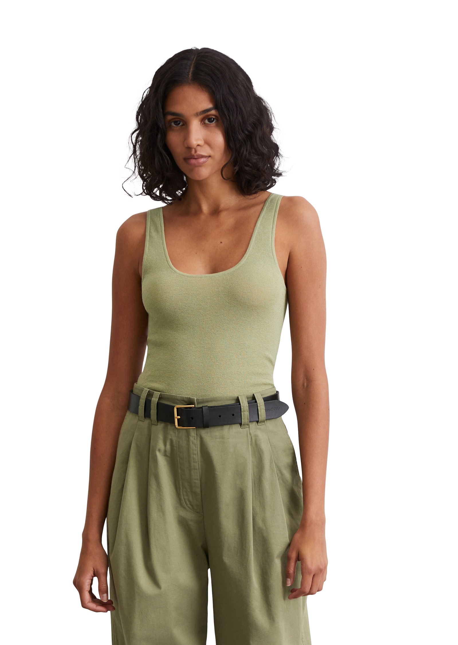 Marc OPolo Kurzarmpullover "aus softem Bio-Baumwolle-Mix" günstig online kaufen