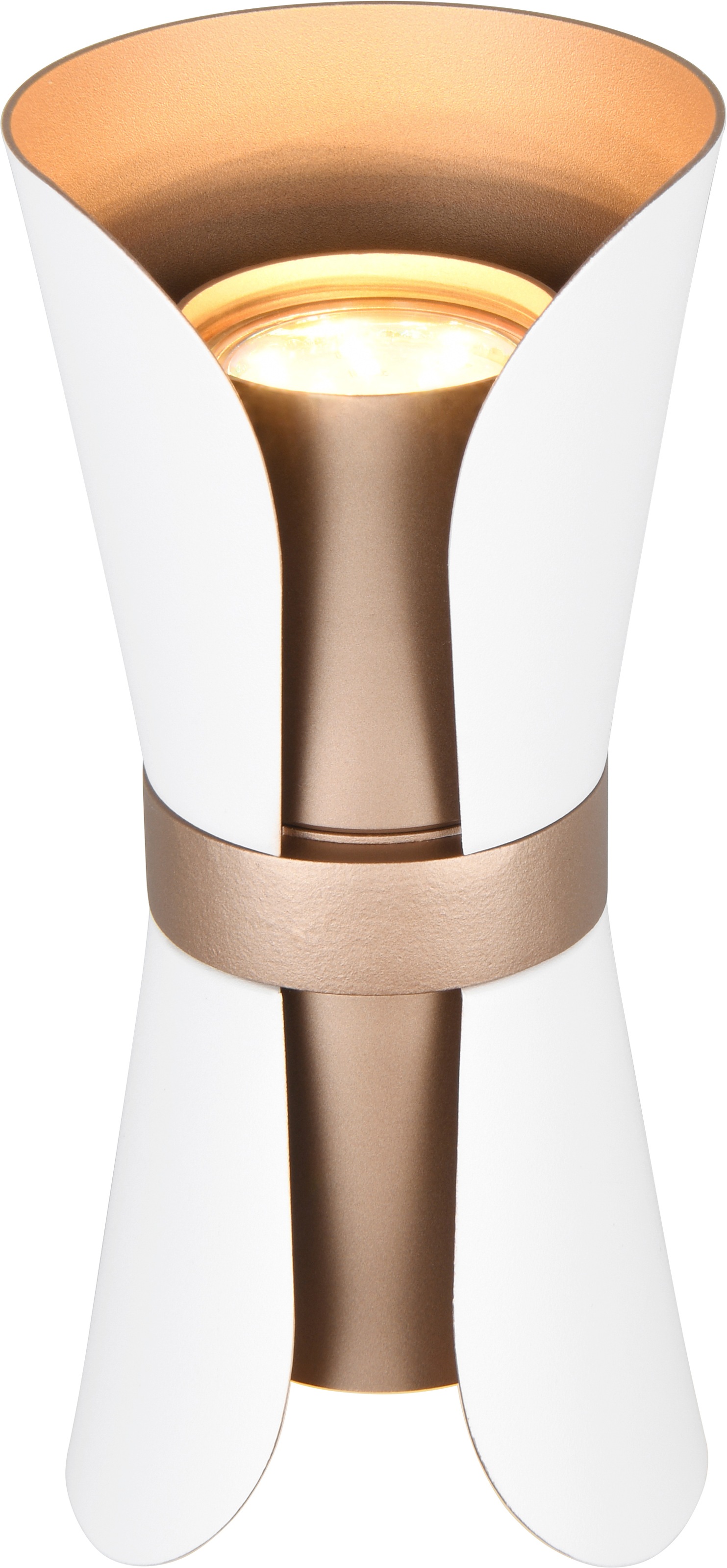 TRIO Leuchten Wandleuchte »COAT, up-and-down Wandlampe exkl 2x GU10 max 10W, zweifarbig« GU10 1 Stk. warmweiß - kaltweiß moderne Design Wandleuchte für wechselbare Leuchtmittel, 21cm hoch