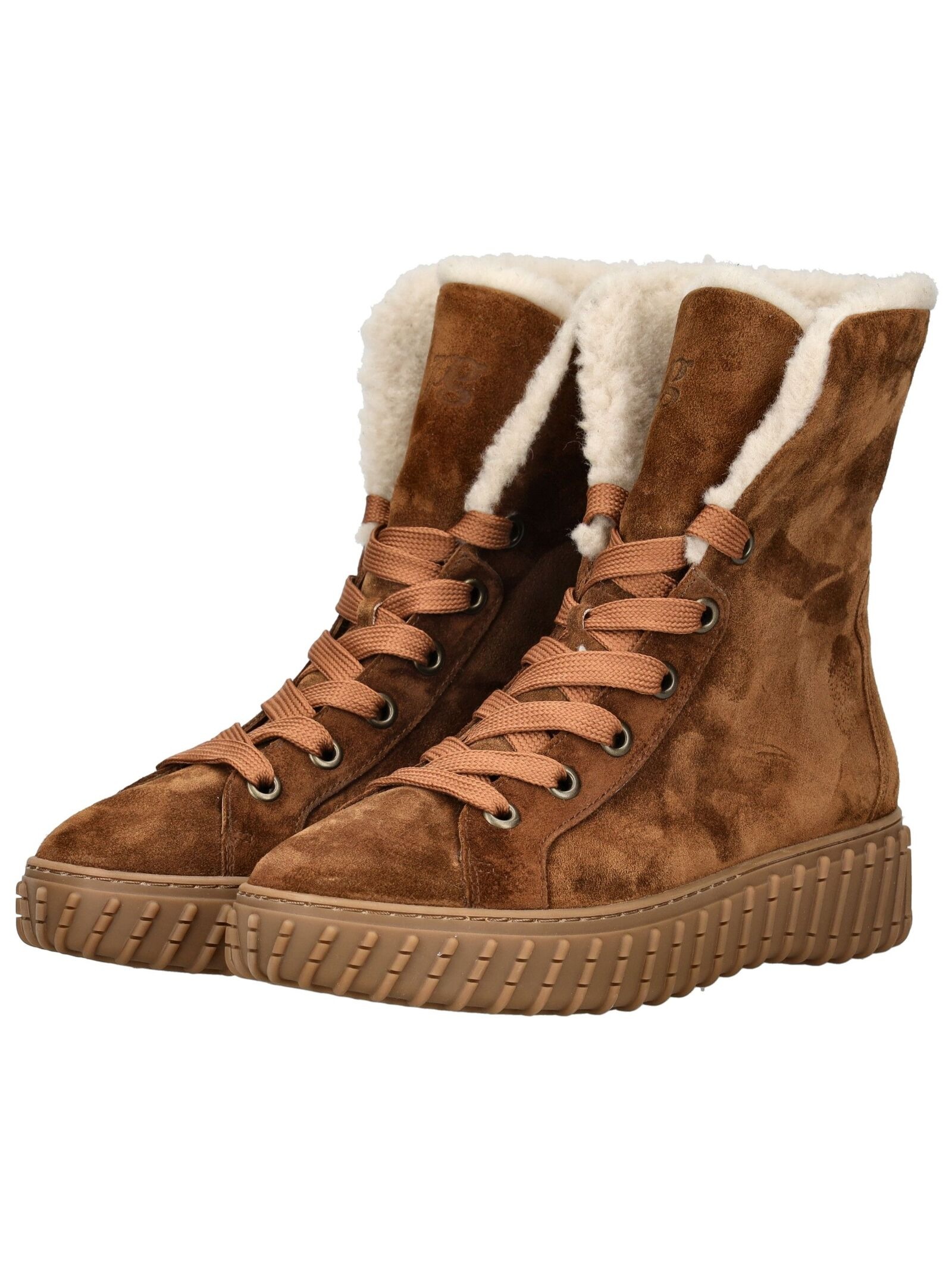 Paul Green Schnürstiefelette »Paul Green Stiefelette Veloursleder«