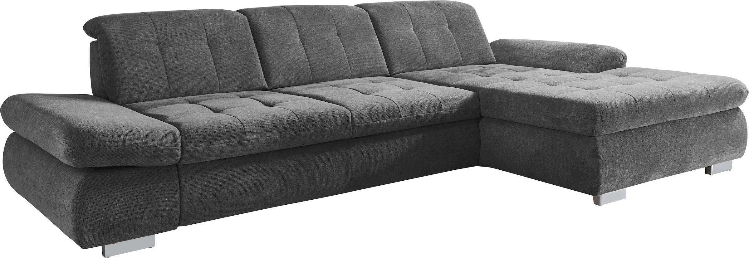 Die PlanBar Ecksofa "MP-IN17004 L-Form, Breite 331 cm, Kaltschaum-Polsterung" inkl. Sitztiefenverstellung, wahlweise weitere Funktionen