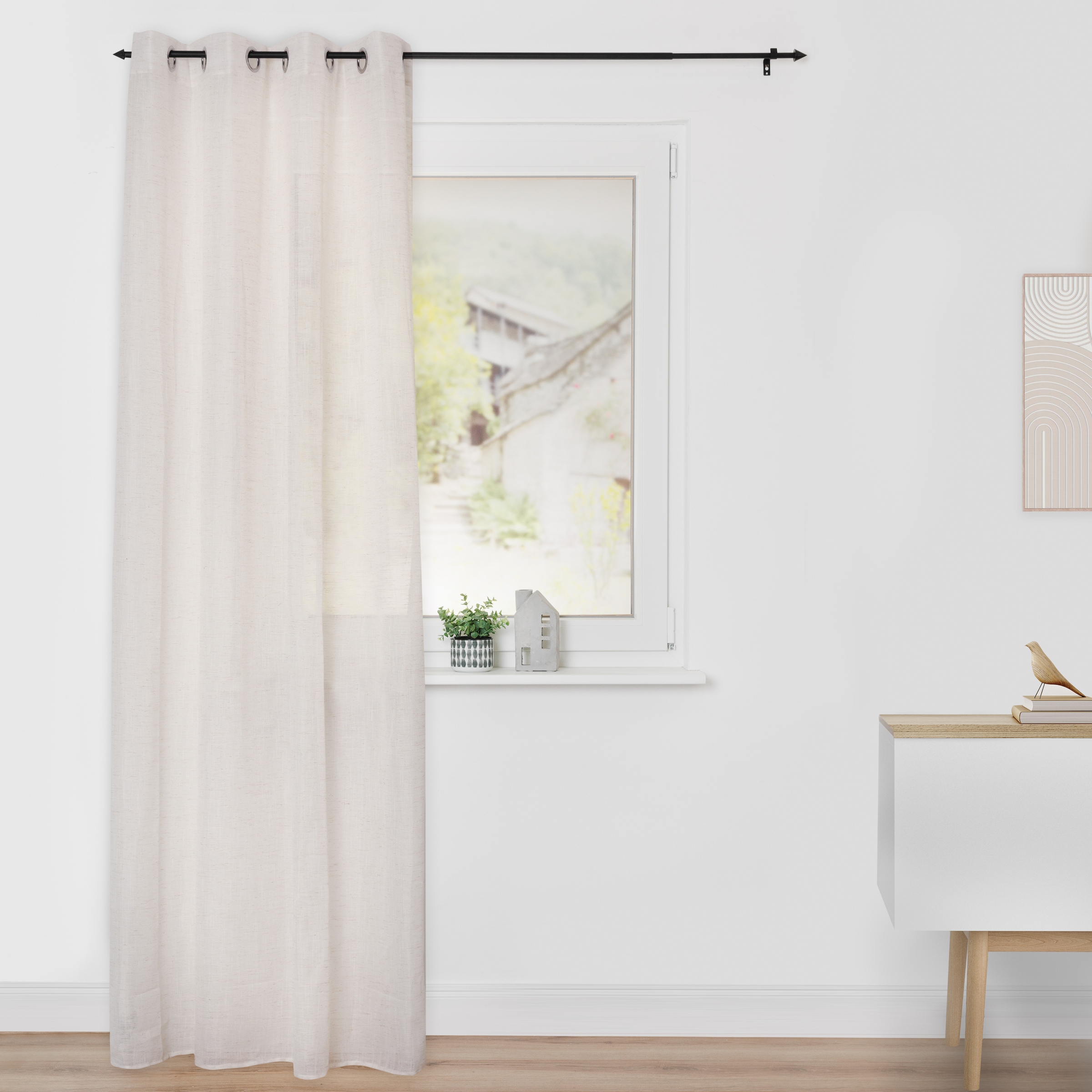 LICHTBLICK ORIGINAL Vorhang "Vorhang in Leinenoptik mit Ösen, lichtdurchläs günstig online kaufen