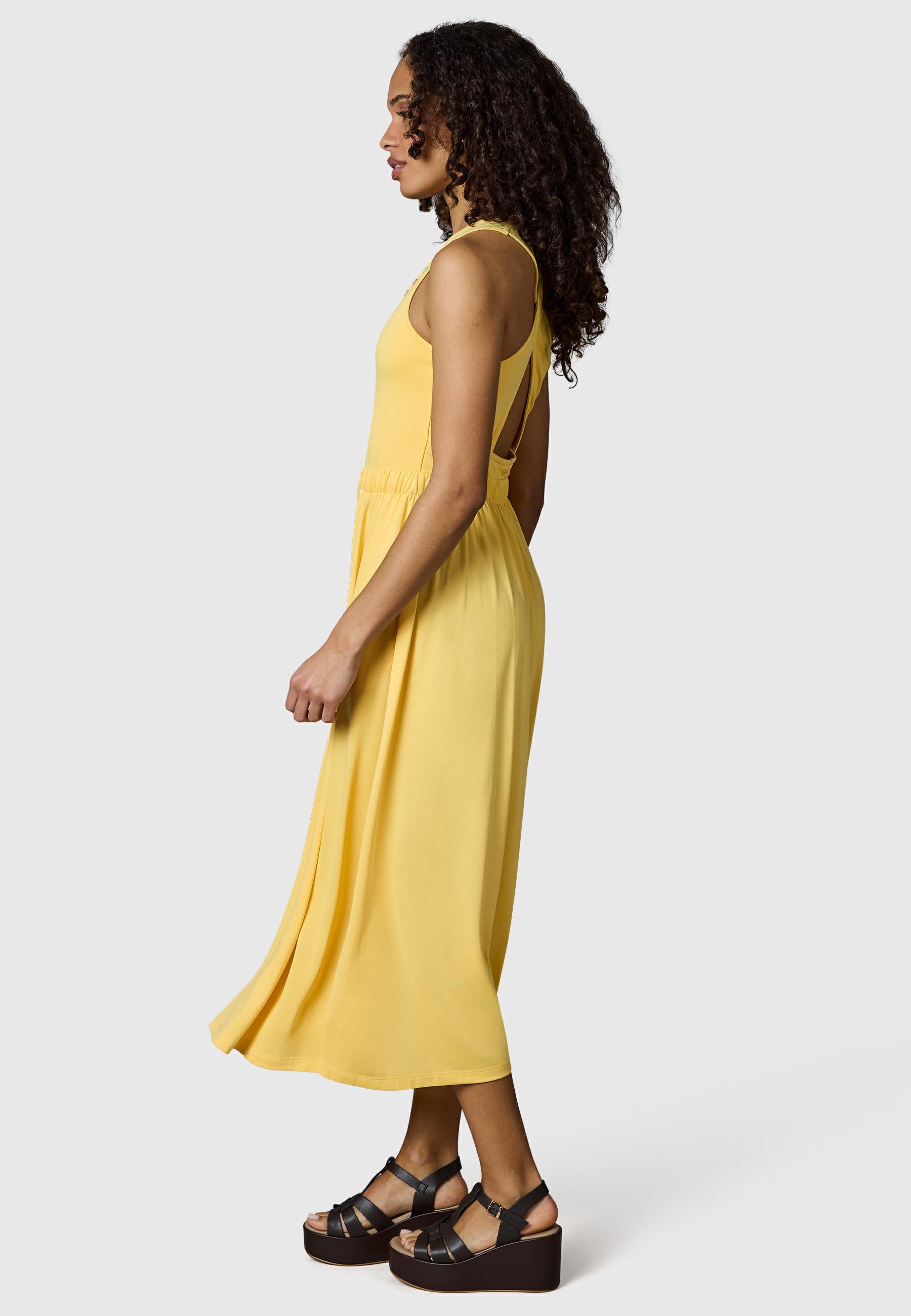 Ragwear Shirtkleid »Mauglia YOUMODO« Eingrifftaschen Sommerkleid mit Trägern und Taillenzugband
