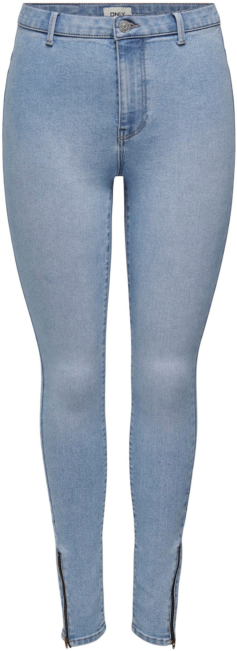 ONLY Jeansjeggings »ONLDAISY HW SK ZIP LEGGING DNM PIMBOX«, mit Reißverschluss Detail am Bein