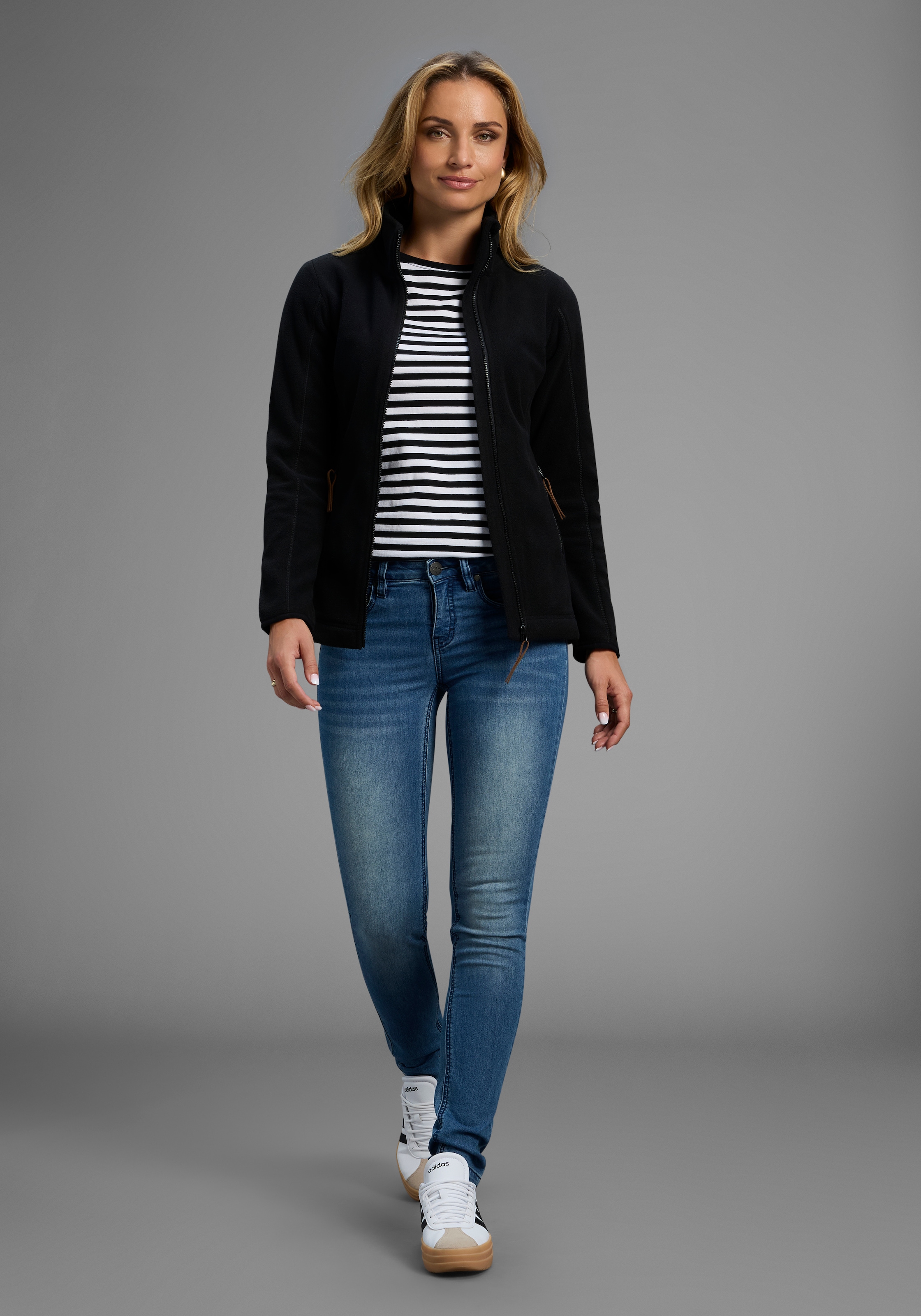 Arizona Skinny-fit-Jeans »Shaping«, skinny Passform, normale Leibhöhe, in Stretch-Qualität, Used-Look