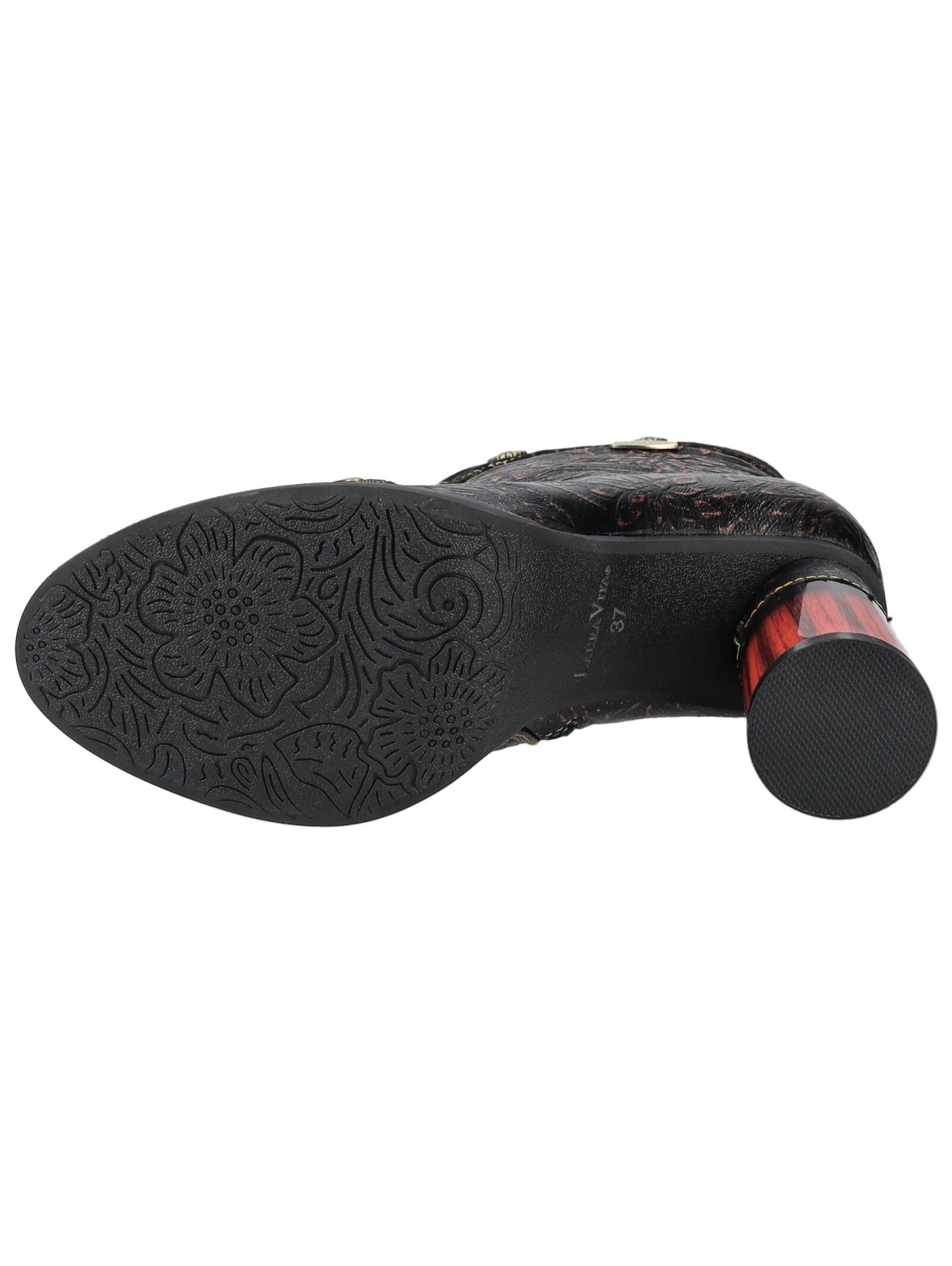 LAURA VITA High-Heel-Stiefelette »LAURA VITA Stiefelette Leder/Textil«