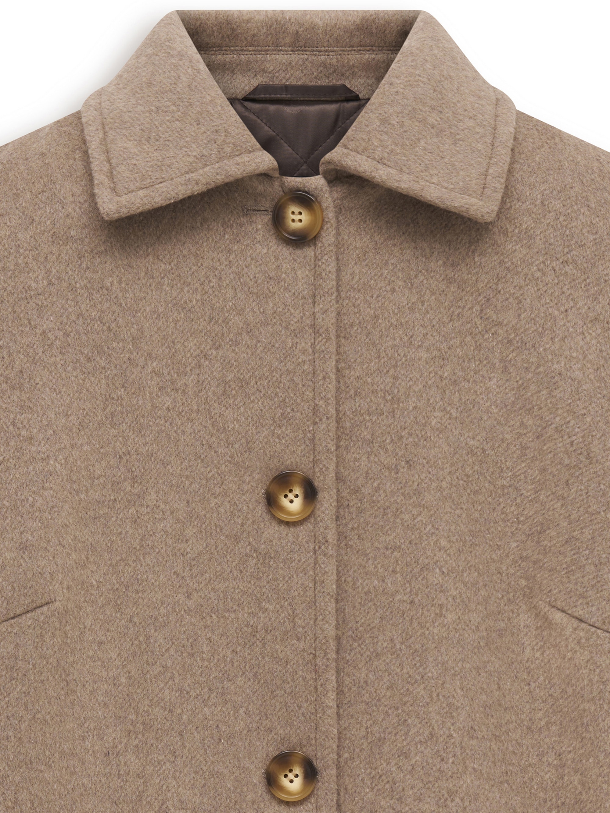 bugatti Kurzmantel »Regular Fit« Regular Fit Wollmix Umlegekragen