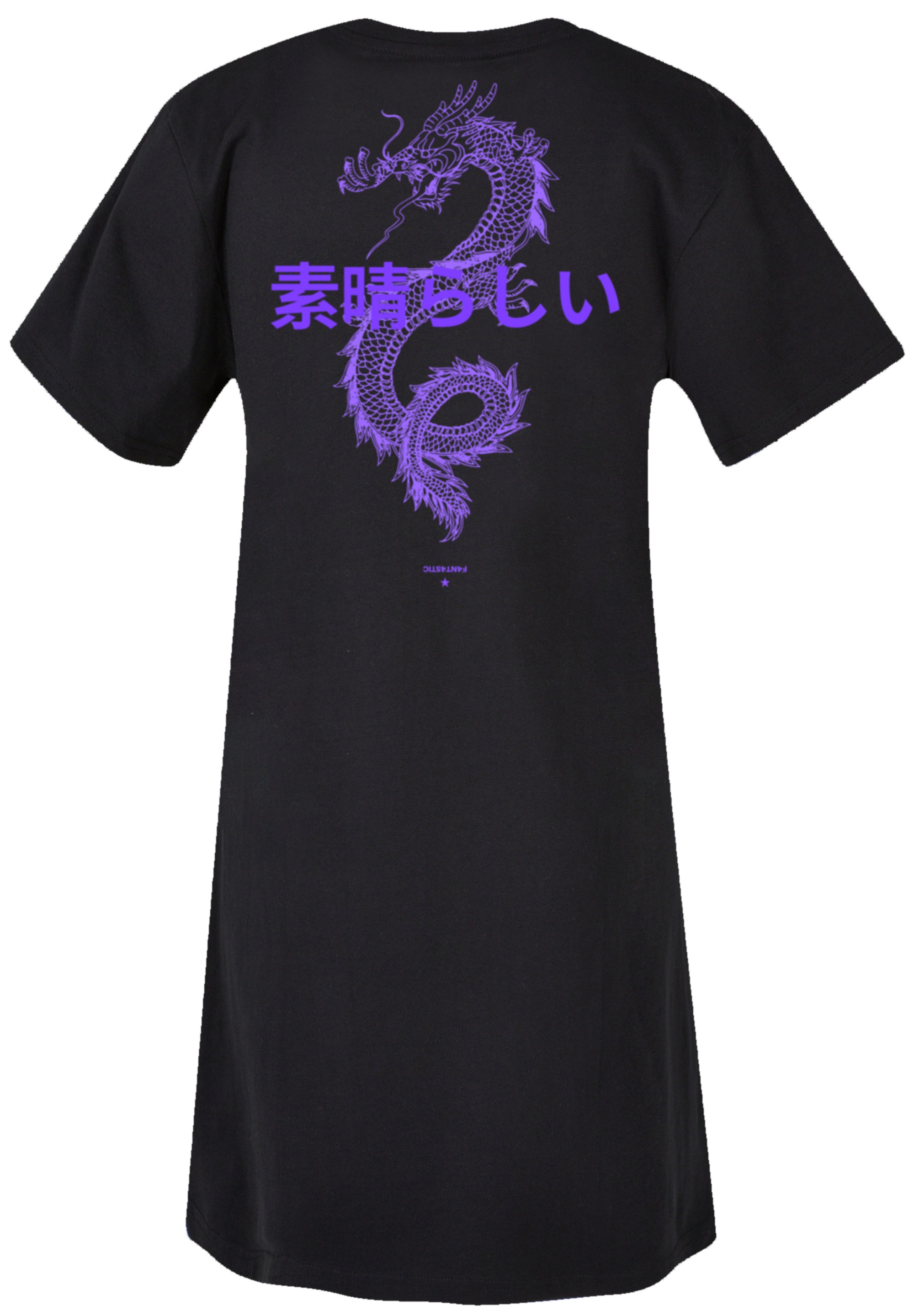 F4NT4STIC Shirtkleid "Drache Japan Damen T-Shirt Kleid" Ohne Taschen Print günstig online kaufen