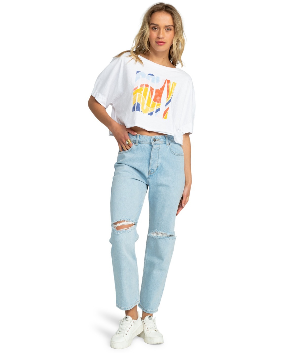 Roxy Straight-Jeans »Fresh Way Mid«