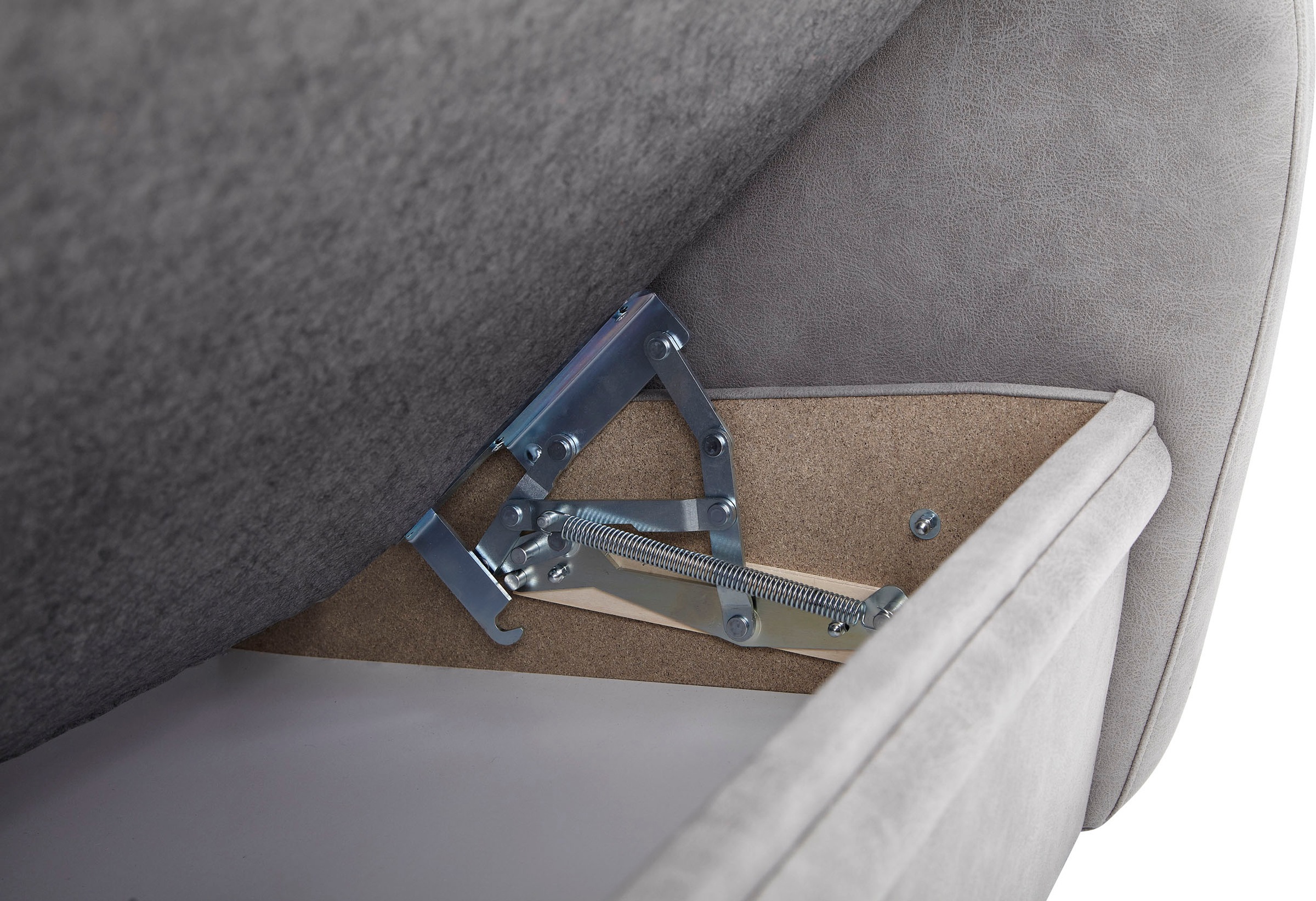 VILLA BECK Ecksofa »Varese L-Form«, (2 St.), Kopfteilverstellung, wahlweise mit Sitzvorzug, in Sitzhöhe 49 cm
