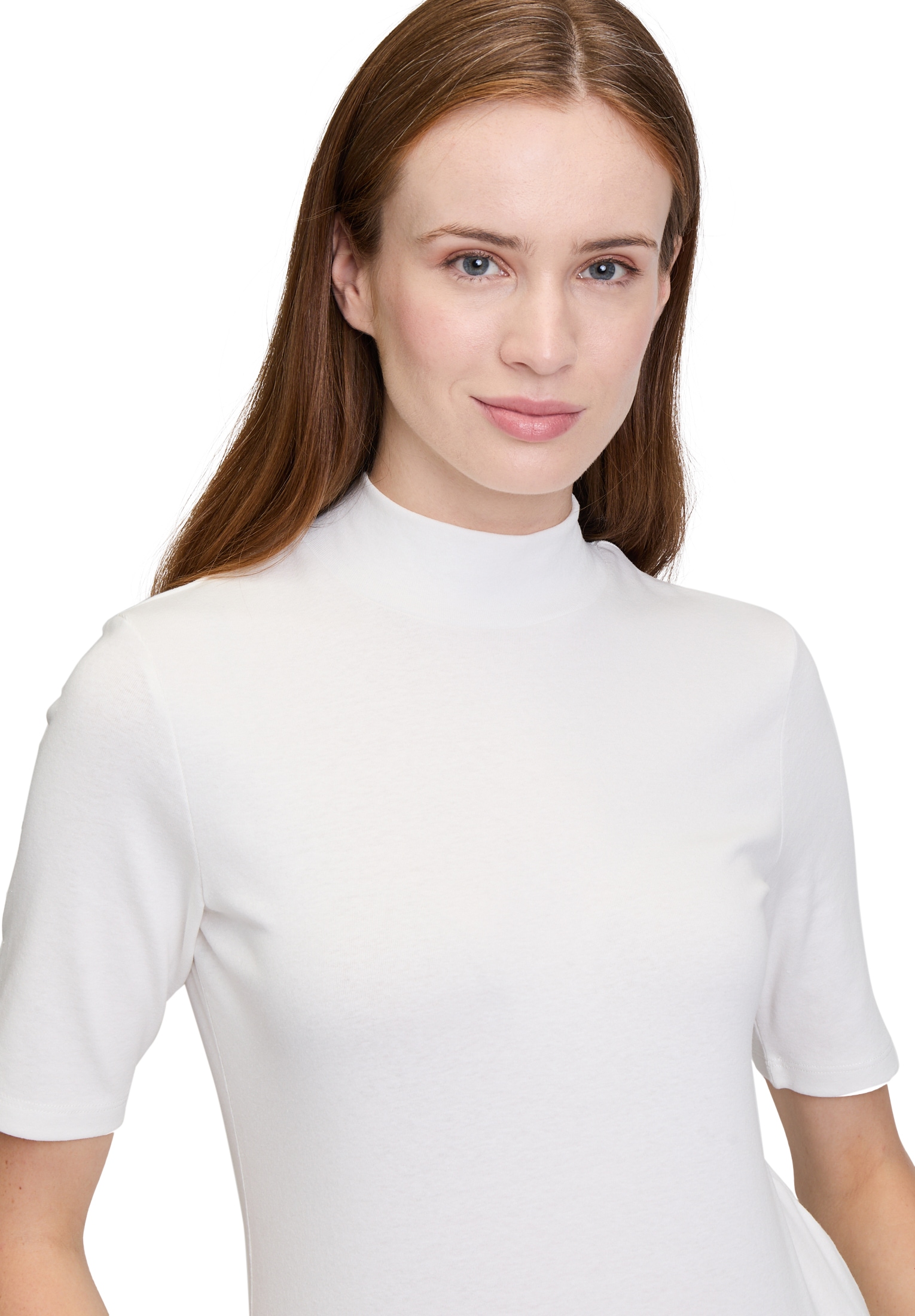 Cartoon Kurzarmshirt »Cartoon Damen Basic Shirt mit Kragen«, (1 tlg.), Material