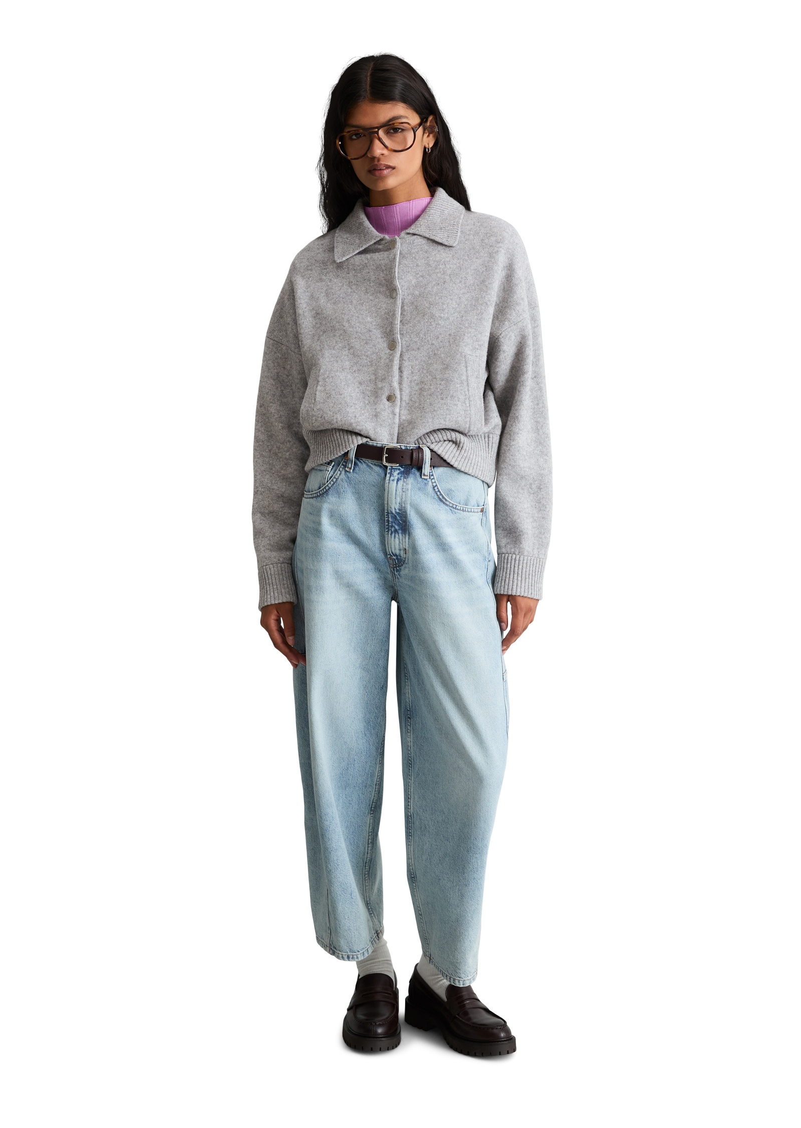 Marc O'Polo DENIM Cardigan »aus softer Schurwolle«