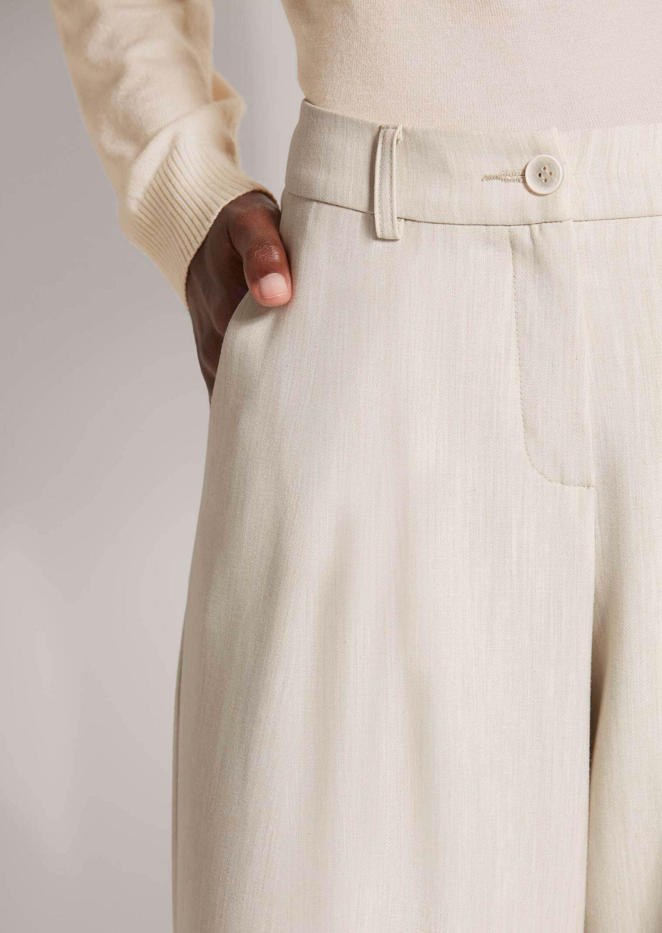 MADELEINE Bügelfaltenhose »Hose Weite Palazzo-Hose mit Bügelfalten«