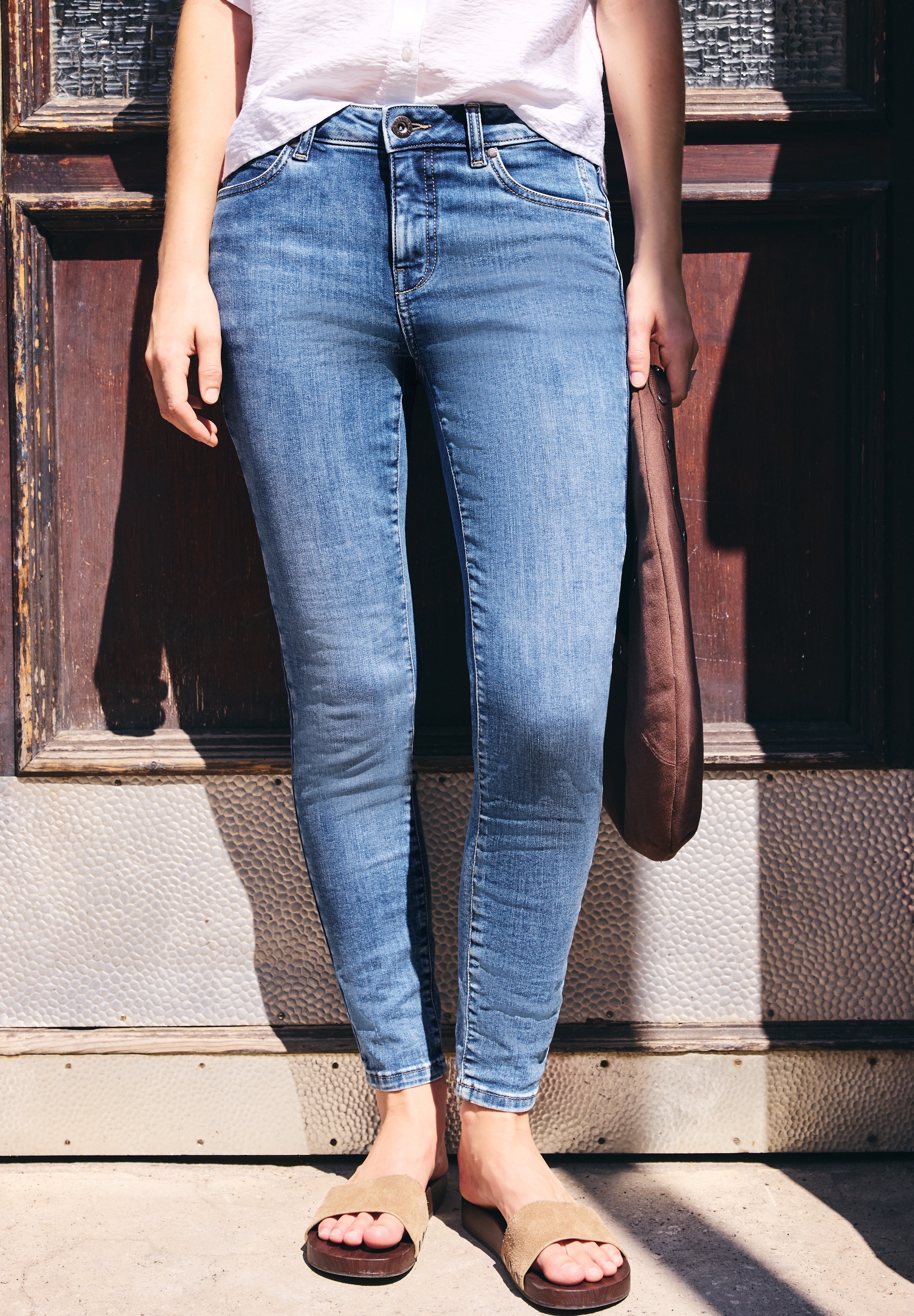 STREET ONE STUDIO Skinny-fit-Jeans 5-Pocket-Style