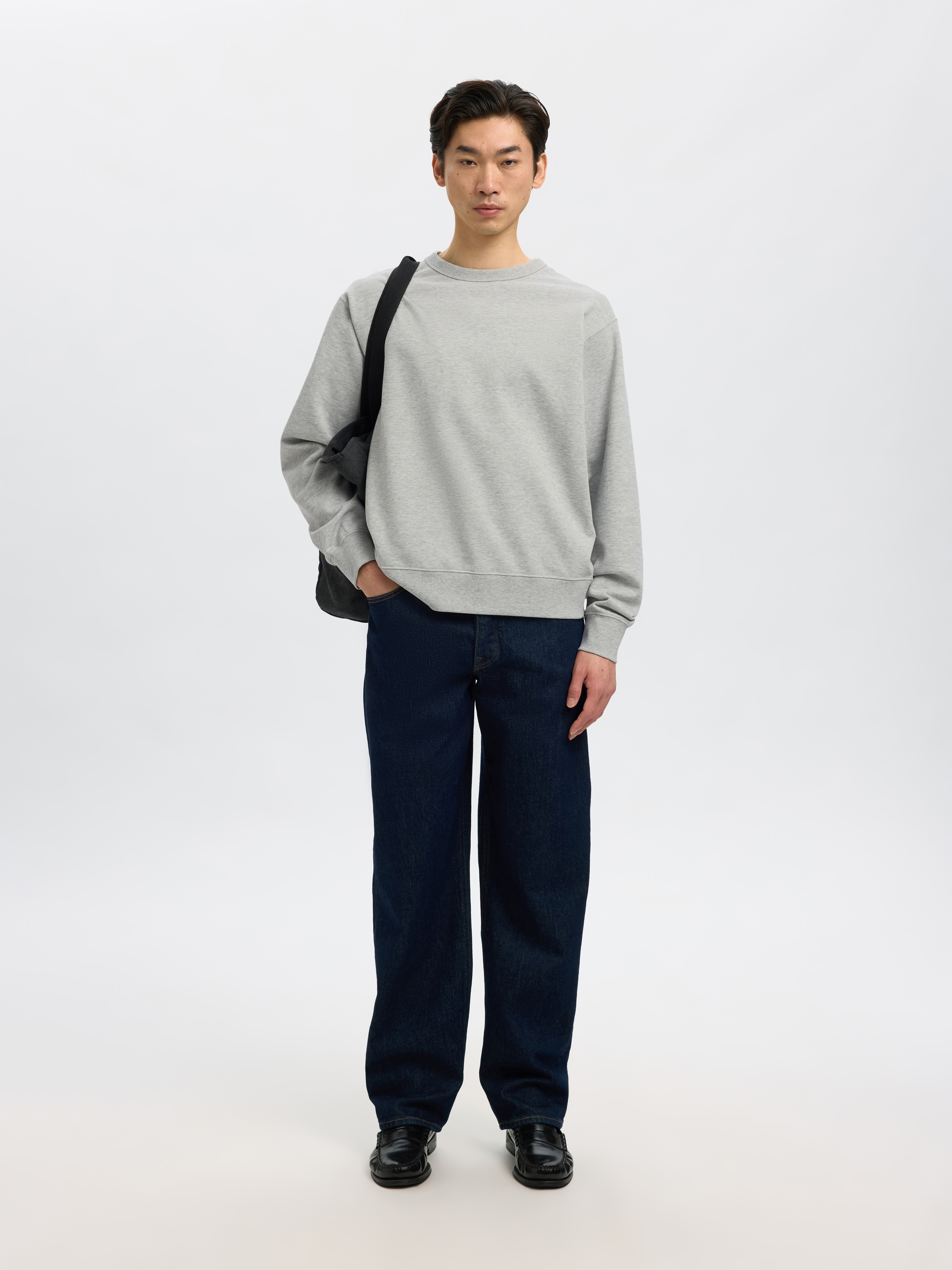 SELECTED Sweatshirt »SLHRELAXLUKE LS SWEAT CREW NECK NOOS«
