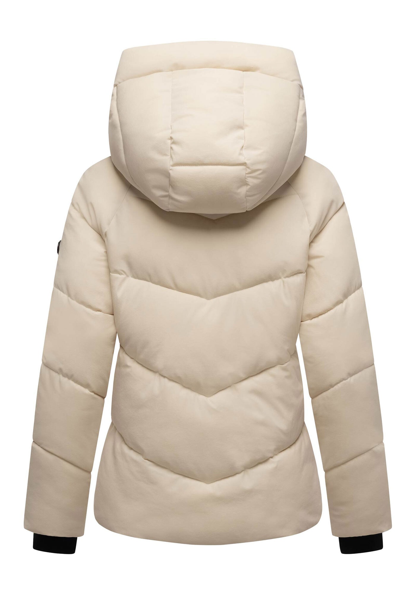 Marikoo Winterjacke »Kwamee« Schräg gesteppte Winterjacke mit fester Kapuze