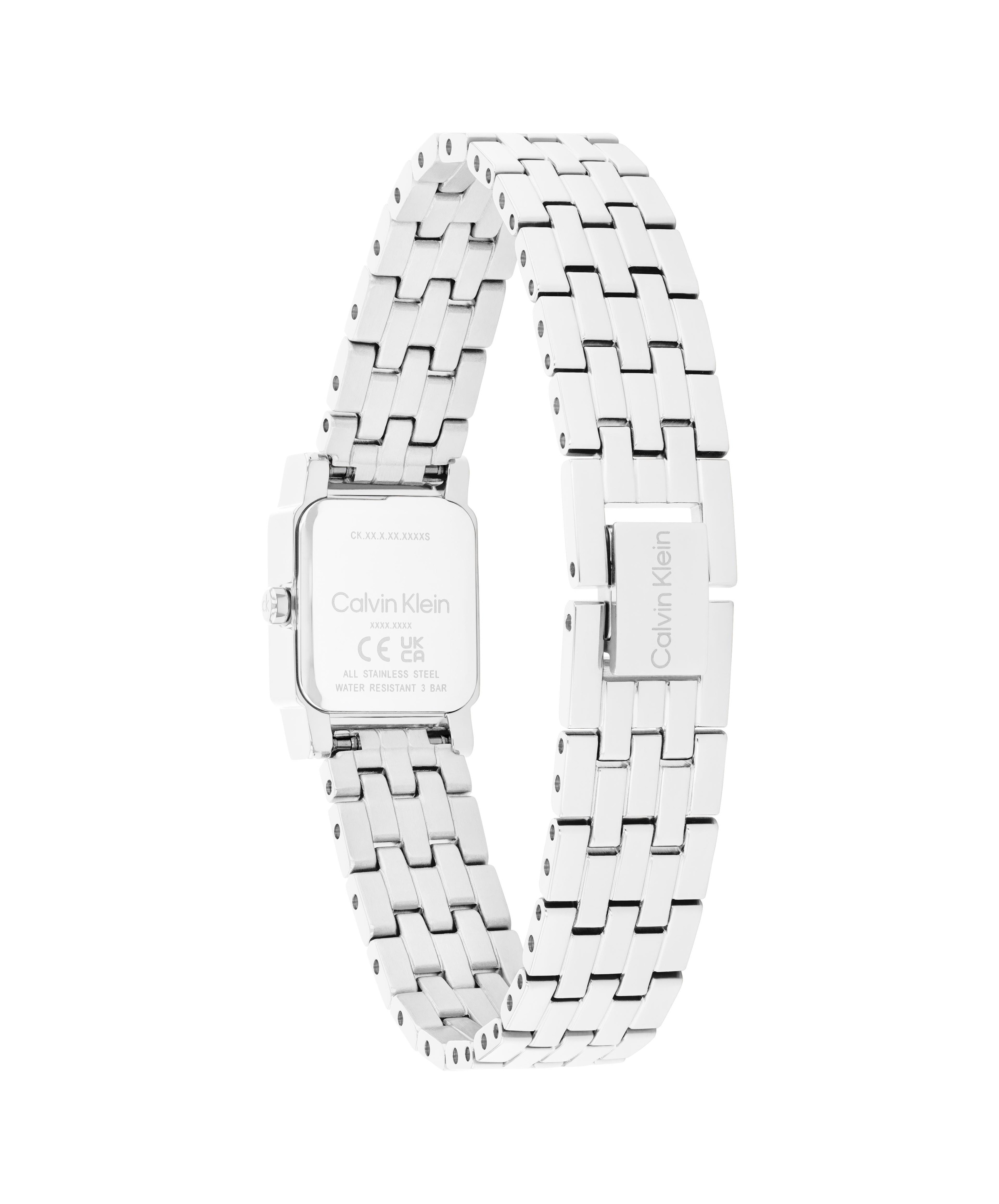 Calvin Klein Quarzuhr »Poise« Armbanduhr, Damenuhr, Edelstahlarmband, analog, Glaskristalle