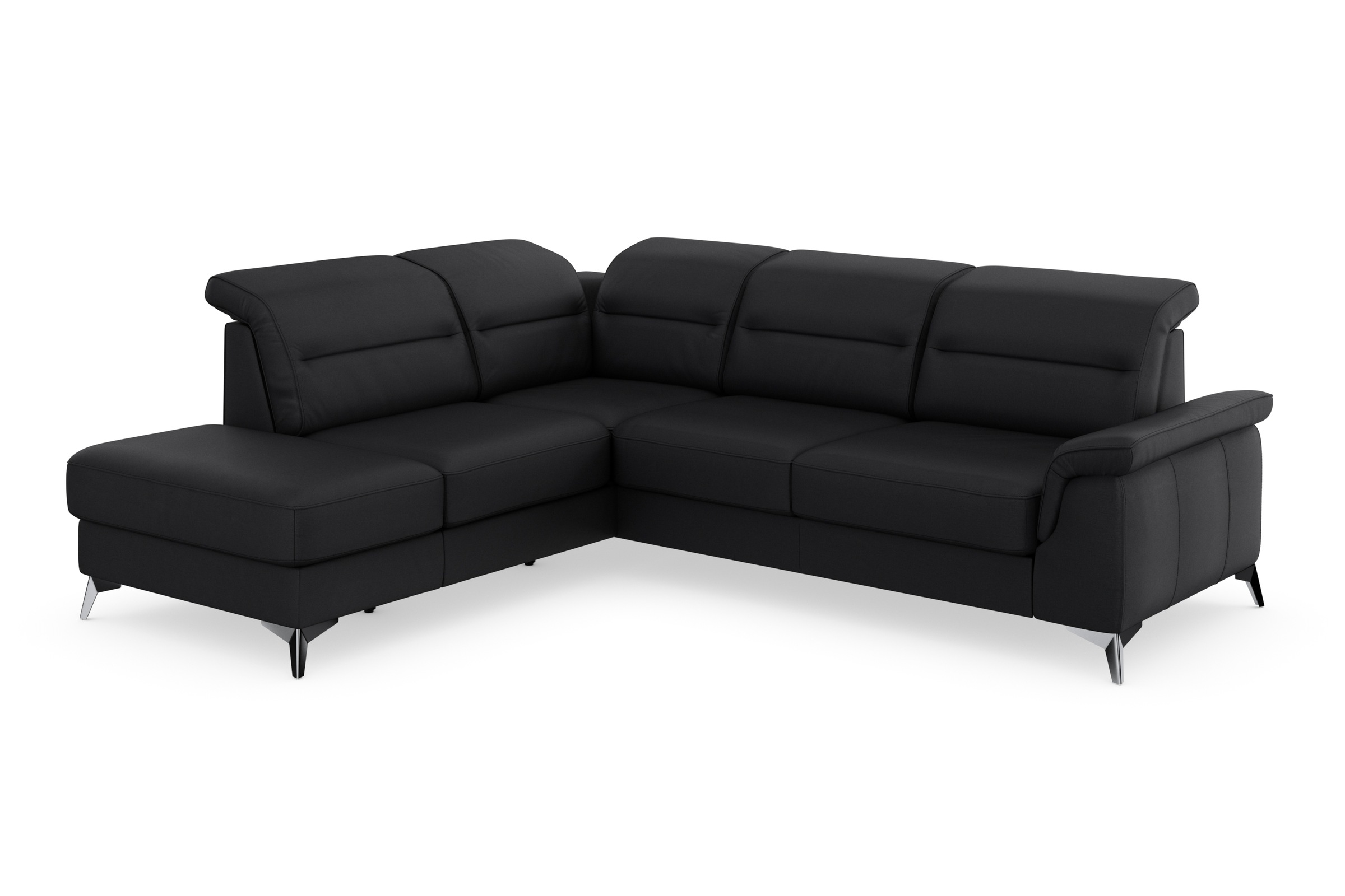 Thumbnail - sit&more Ecksofa "Sinatra L-Form", mit Ottomane, optional mit Kopfteilverstellung und Armteilfunktion