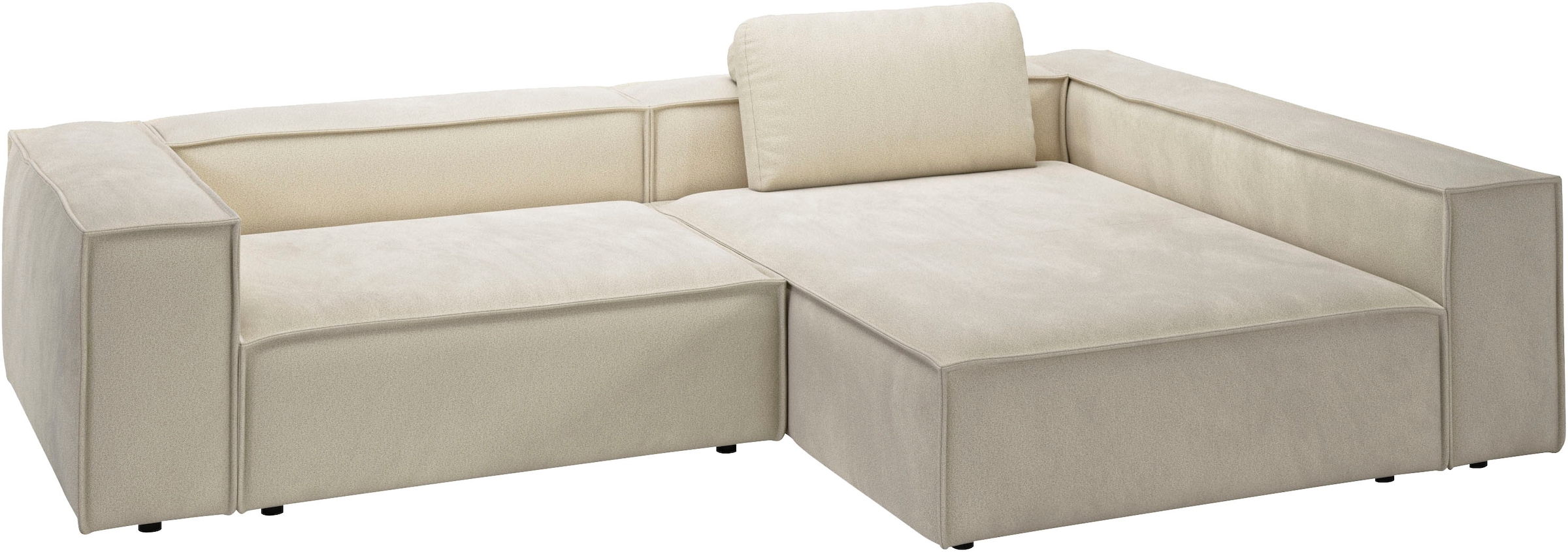 Places of Style Ecksofa »Watertown, moderne XXL L-Form, 306 cm breit«, Komfortabel mit tiefer Sitzfläche – ideal für große Wohnräume