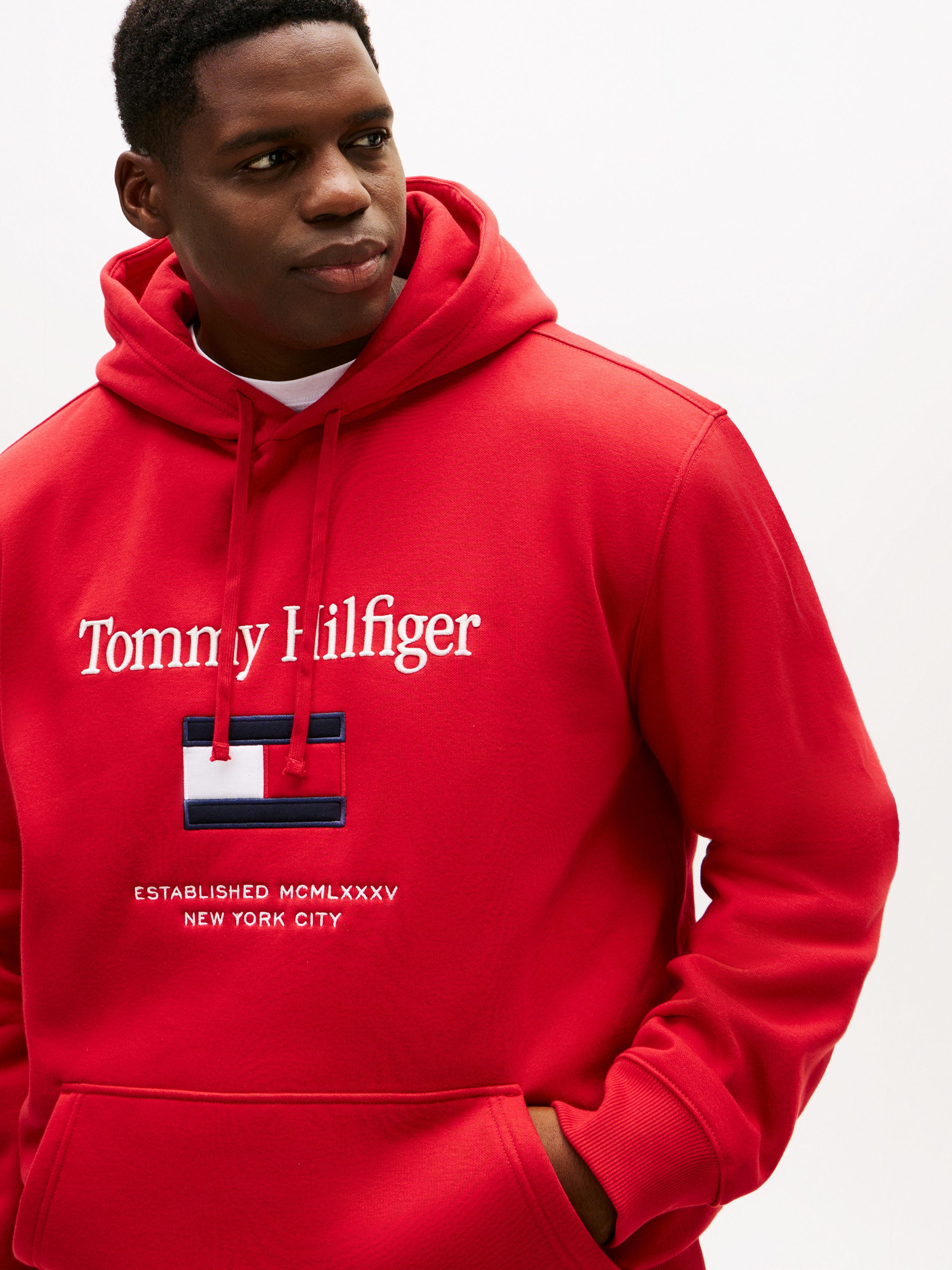 Tommy Hilfiger Big & Tall Hoodie "BT-TOMMY EMBRO FLAG", Große Größen günstig online kaufen