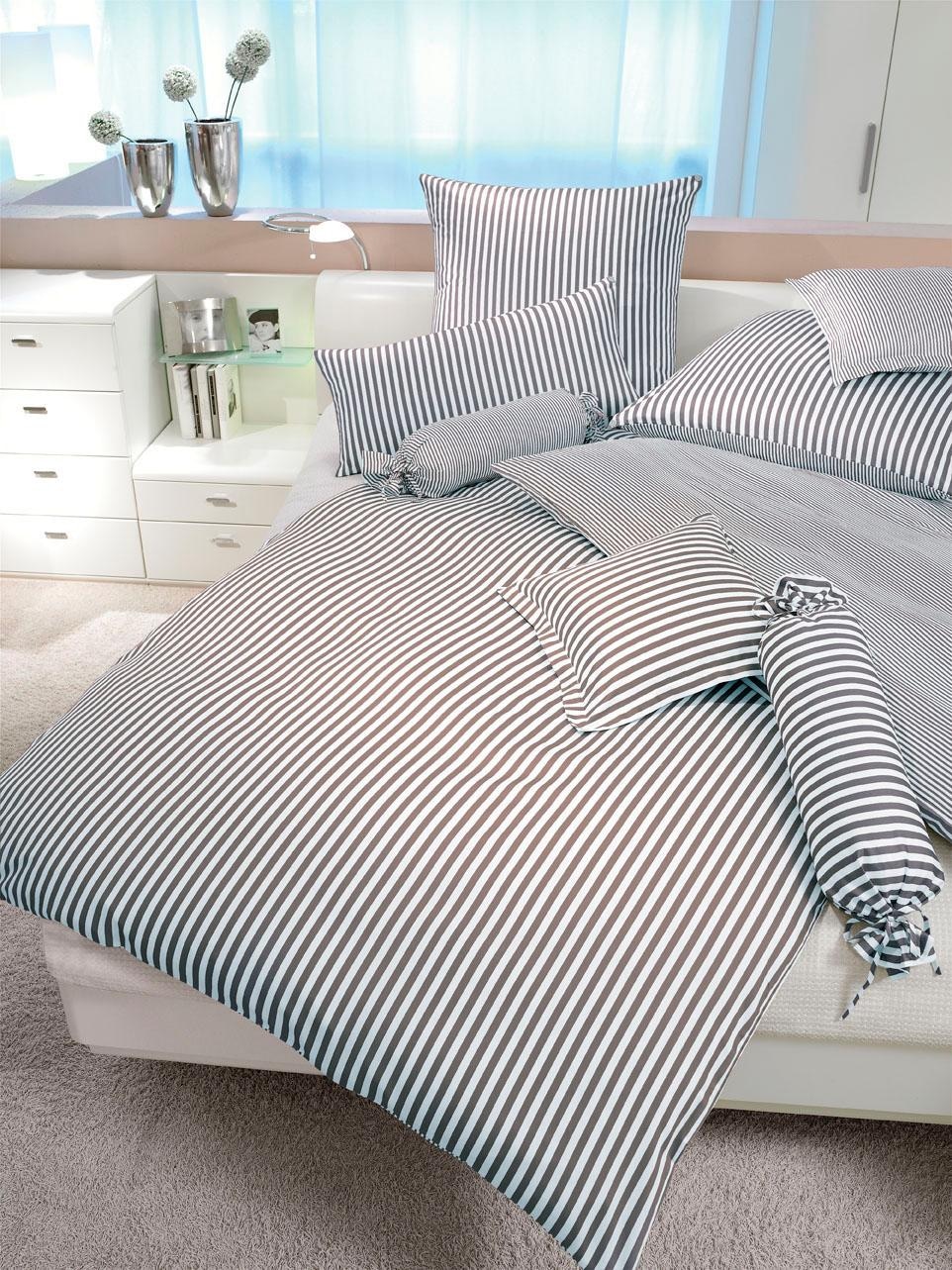 Janine Wendebettwäsche "modernclassic 3912, 100% Baumwolle" 3 Stk. tlg. mit günstig online kaufen