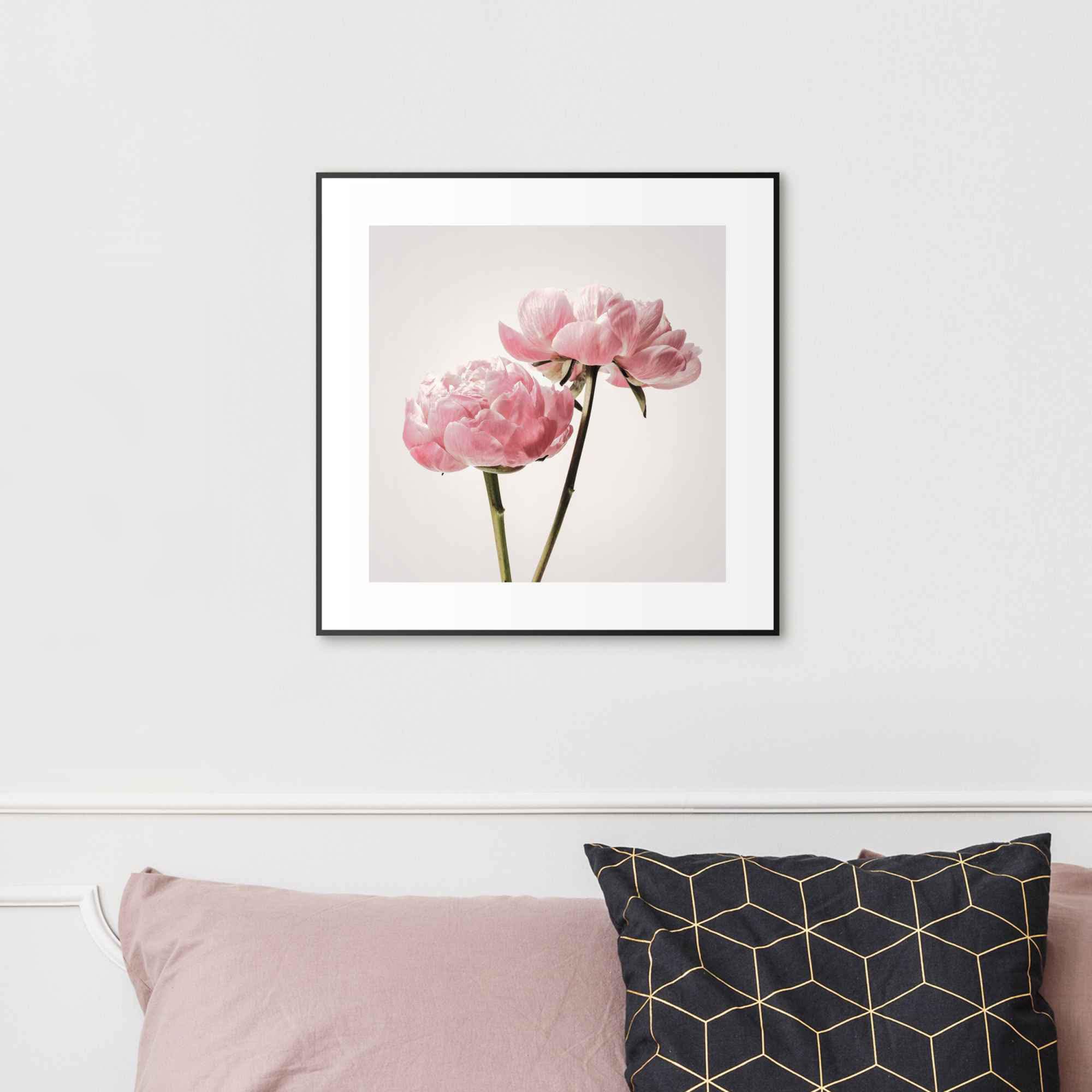 Reinders! Bild »Gerahmtes Bild Pfingstrosenblüten Blumen - Blüten -  Romantisch«, Blumen, (1 St.) bestellen | BAUR