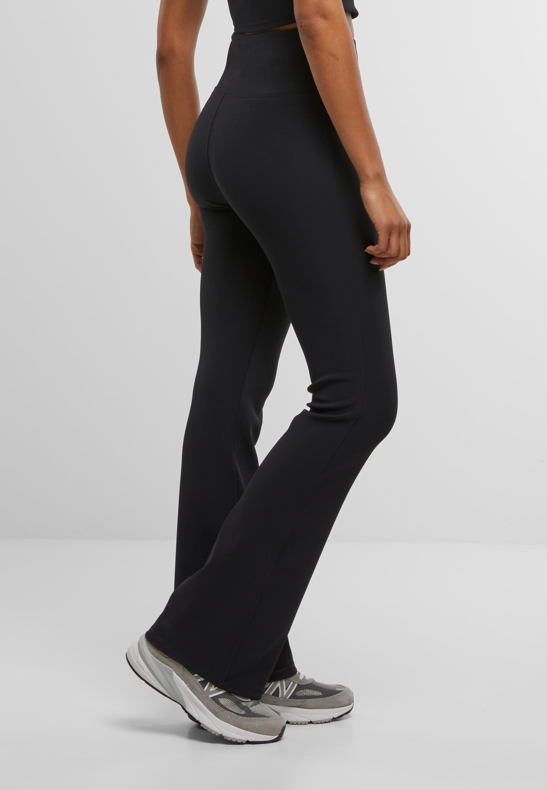 URBAN CLASSICS Leggings »Urban Classics Ladies Flared Leggings Rib«, (1 tlg.)