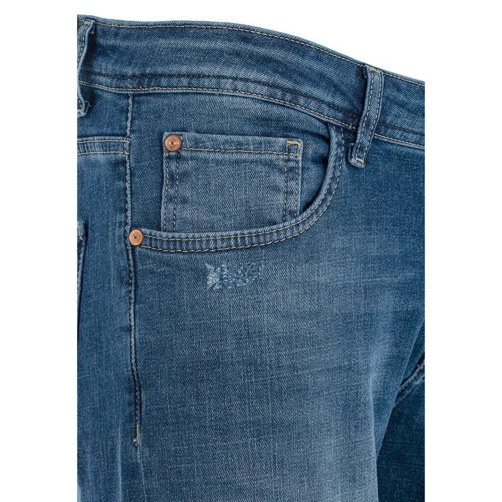 RedBridge Slim-fit-Jeans »Newport News Faded Wave«