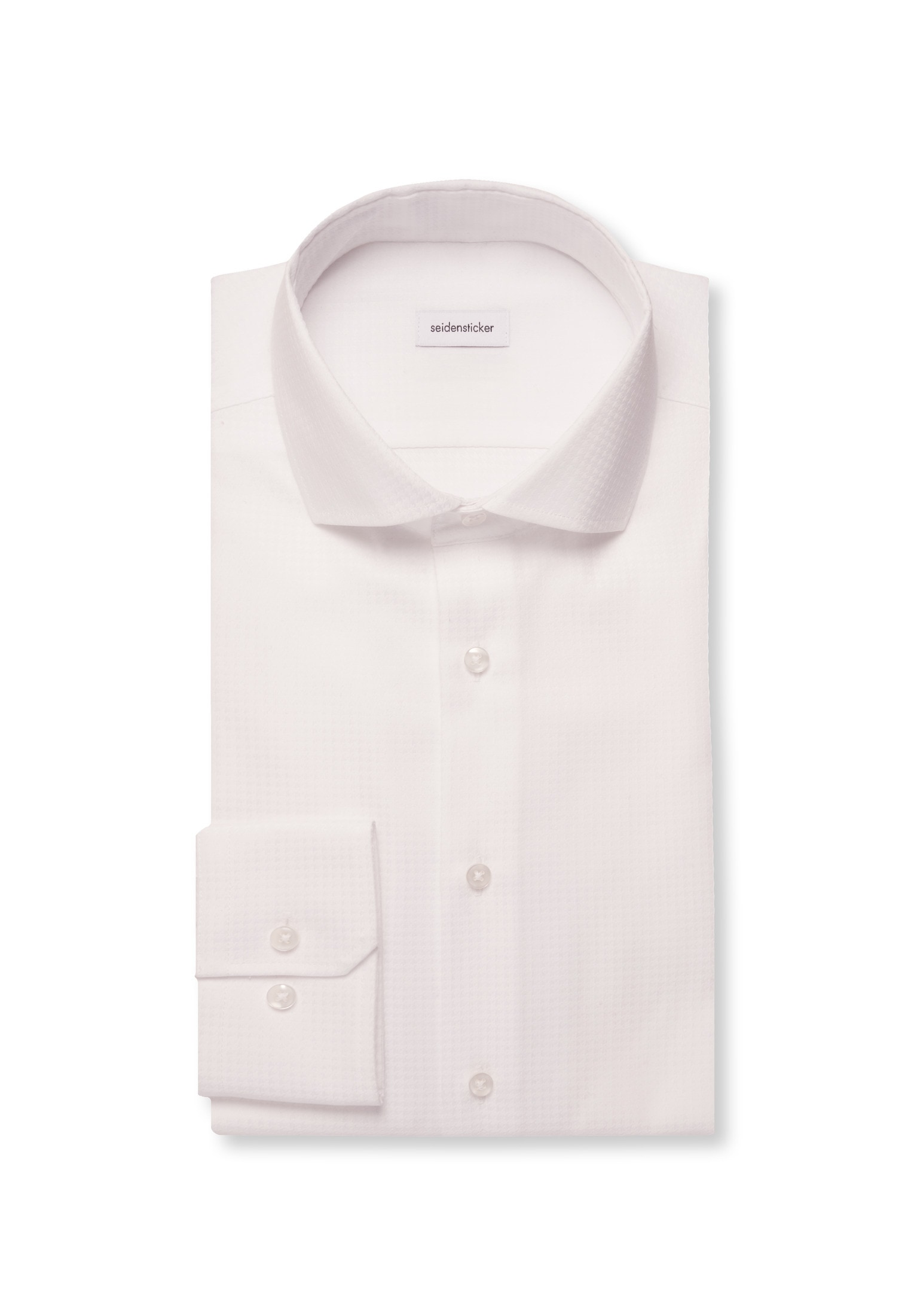 seidensticker Businesshemd »Schwarze Rose« Shaped 1/1 Kentkragen Pepita