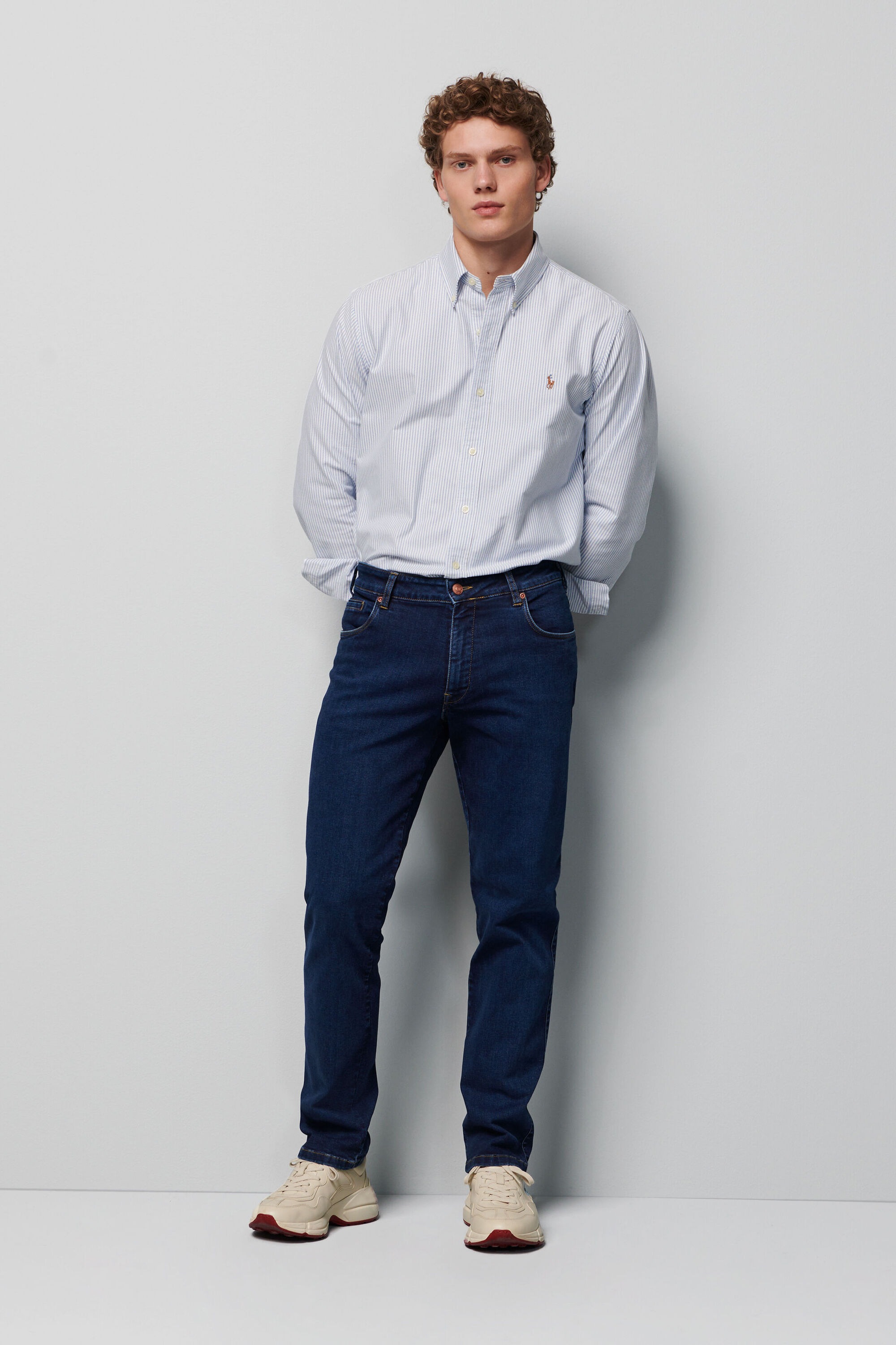 MEYER 5-Pocket-Jeans »M5 Regular«, Nachhaltig in Europa hergestellt