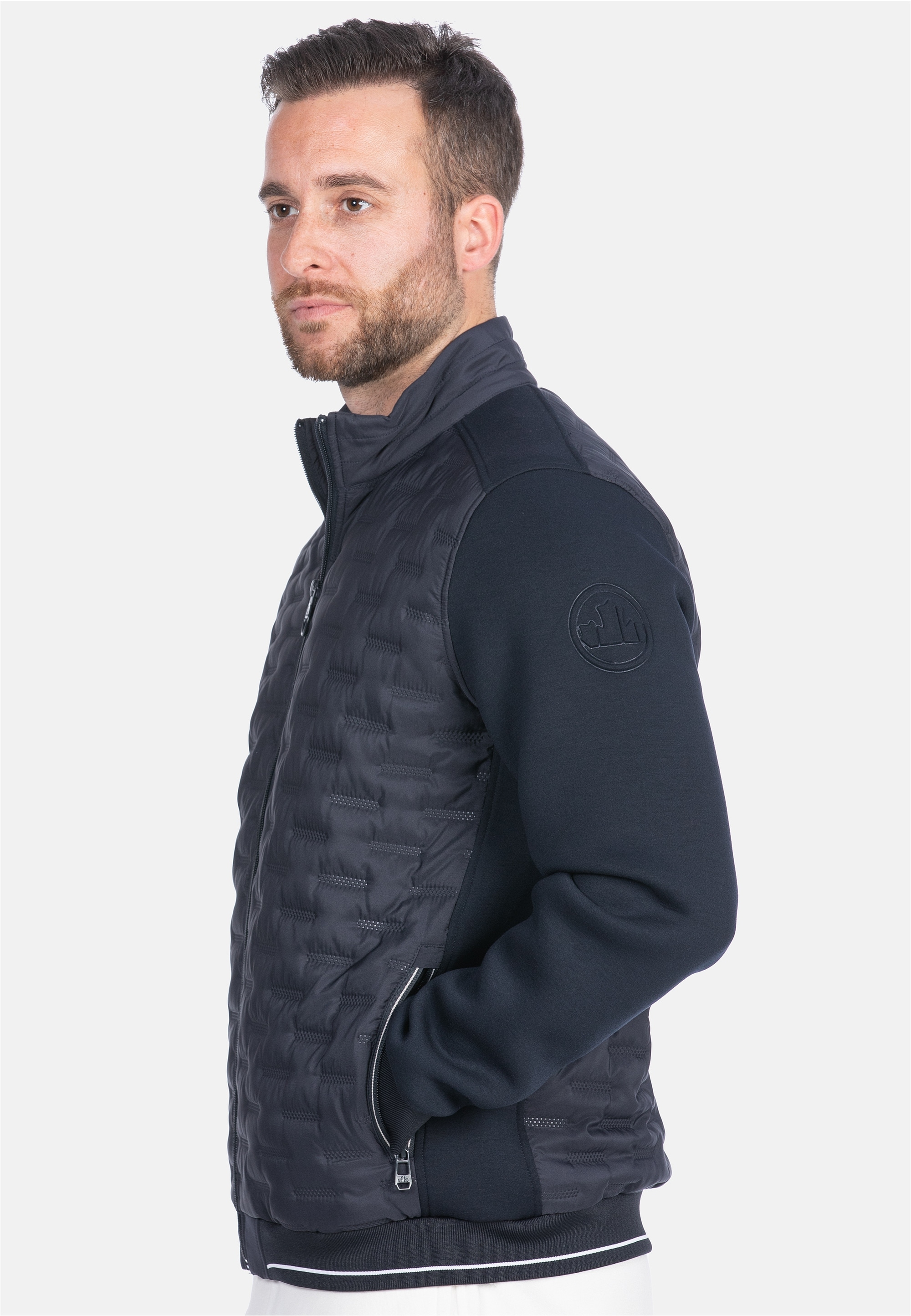 New Canadian Steppjacke, mit elastischem Strickeinsatz