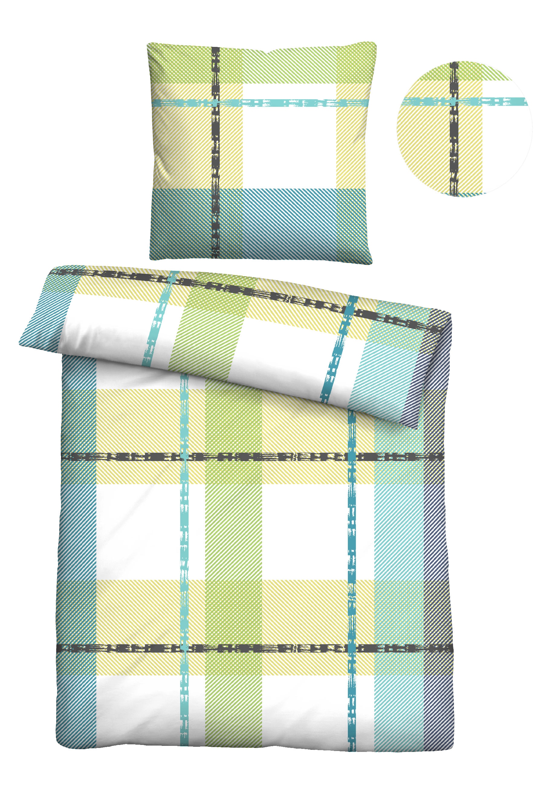 Castell - Markenbettwäsche Bettwäsche "0560746" 2 Stk. feiner Glanz + weich günstig online kaufen